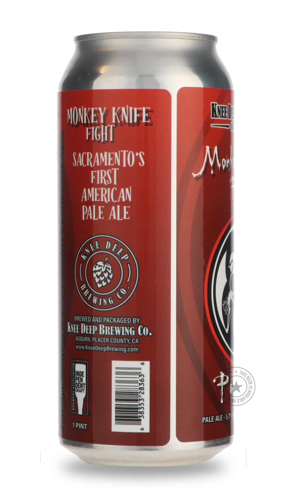 -Knee Deep- Monkey Knife Fight-Pale- Only @ Beer Republic - The best online beer store for American & Canadian craft beer - Buy beer online from the USA and Canada - Bier online kopen - Amerikaans bier kopen - Craft beer store - Craft beer kopen - Amerikanisch bier kaufen - Bier online kaufen - Acheter biere online - IPA - Stout - Porter - New England IPA - Hazy IPA - Imperial Stout - Barrel Aged - Barrel Aged Imperial Stout - Brown - Dark beer - Blond - Blonde - Pilsner - Lager - Wheat - Weizen - Amber - B