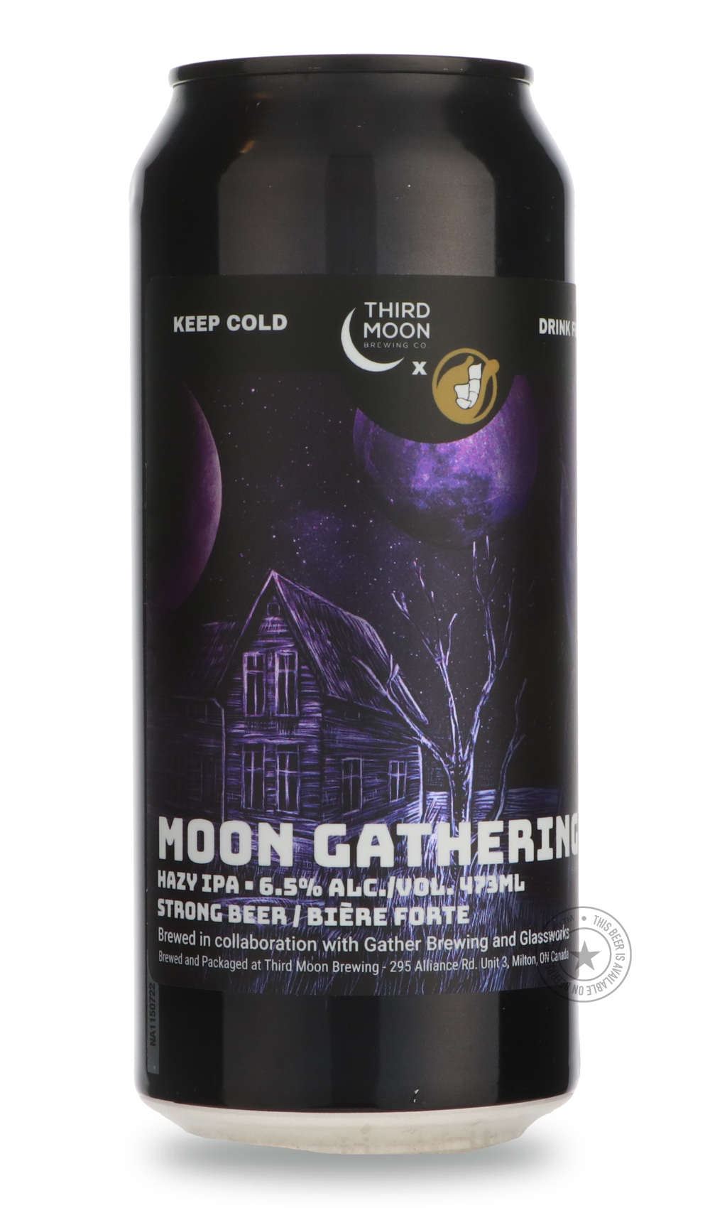 Third Moon- Moon Gathering / Gather Brewing & Glassworks-IPA- Only @ Beer Republic - The best online beer store for American & Canadian craft beer - Buy beer online from the USA and Canada - Bier online kopen - Amerikaans bier kopen - Craft beer store - Craft beer kopen - Amerikanisch bier kaufen - Bier online kaufen - Acheter biere online - IPA - Stout - Porter - New England IPA - Hazy IPA - Imperial Stout - Barrel Aged - Barrel Aged Imperial Stout - Brown - Dark beer - Blond - Blonde - Pilsner - Lager - W