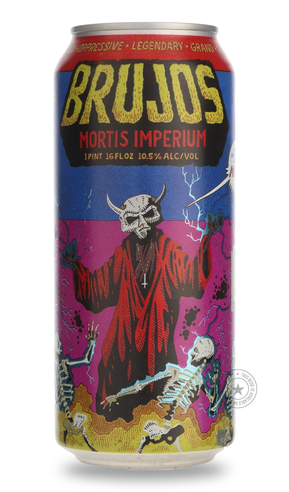 -Brujos- Mortis Imperium-IPA- Only @ Beer Republic - The best online beer store for American & Canadian craft beer - Buy beer online from the USA and Canada - Bier online kopen - Amerikaans bier kopen - Craft beer store - Craft beer kopen - Amerikanisch bier kaufen - Bier online kaufen - Acheter biere online - IPA - Stout - Porter - New England IPA - Hazy IPA - Imperial Stout - Barrel Aged - Barrel Aged Imperial Stout - Brown - Dark beer - Blond - Blonde - Pilsner - Lager - Wheat - Weizen - Amber - Barley W