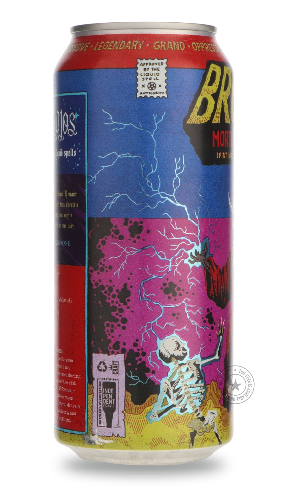 -Brujos- Mortis Imperium-IPA- Only @ Beer Republic - The best online beer store for American & Canadian craft beer - Buy beer online from the USA and Canada - Bier online kopen - Amerikaans bier kopen - Craft beer store - Craft beer kopen - Amerikanisch bier kaufen - Bier online kaufen - Acheter biere online - IPA - Stout - Porter - New England IPA - Hazy IPA - Imperial Stout - Barrel Aged - Barrel Aged Imperial Stout - Brown - Dark beer - Blond - Blonde - Pilsner - Lager - Wheat - Weizen - Amber - Barley W