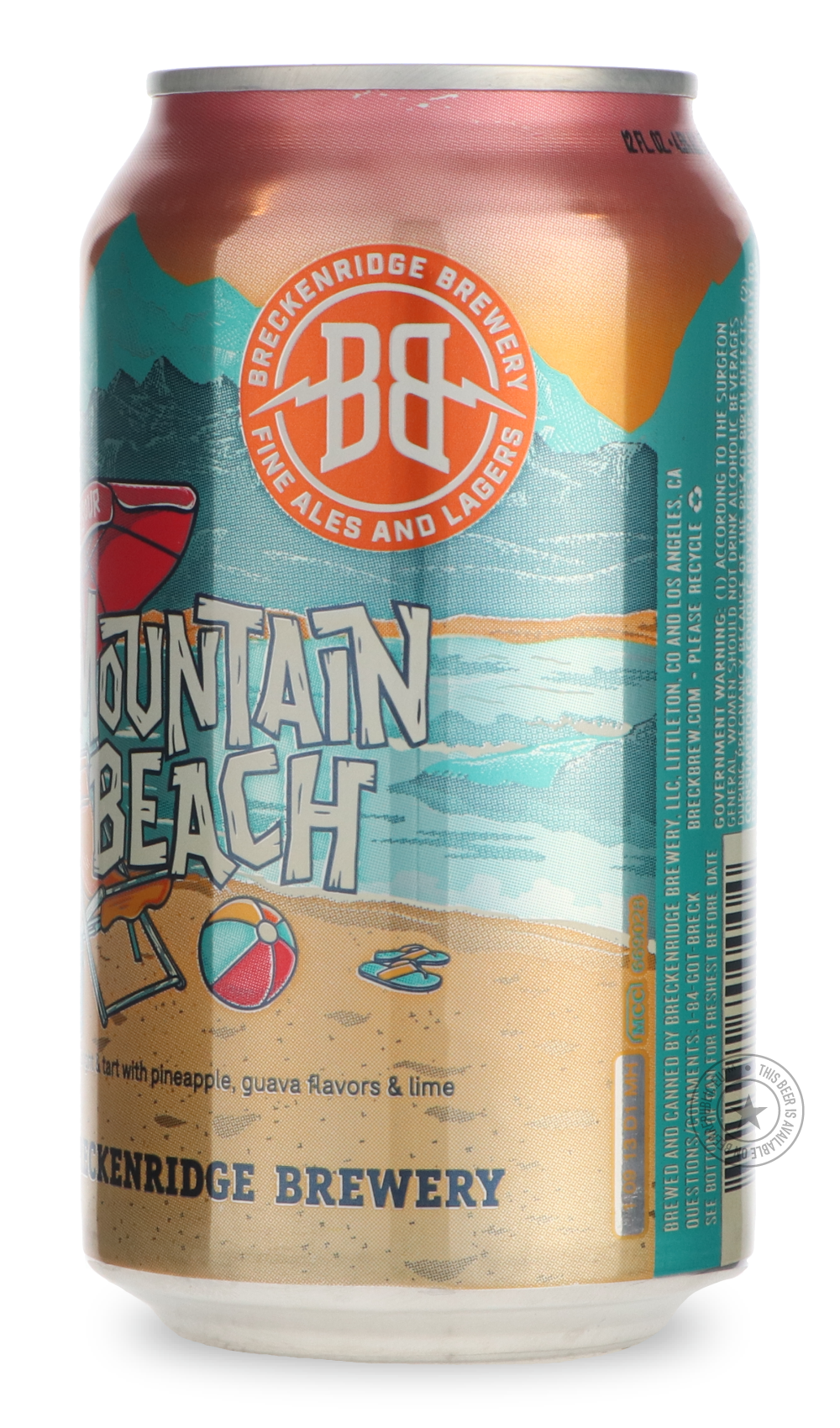 -Breckenridge- Mountain Beach-Sour / Wild & Fruity- Only @ Beer Republic - The best online beer store for American & Canadian craft beer - Buy beer online from the USA and Canada - Bier online kopen - Amerikaans bier kopen - Craft beer store - Craft beer kopen - Amerikanisch bier kaufen - Bier online kaufen - Acheter biere online - IPA - Stout - Porter - New England IPA - Hazy IPA - Imperial Stout - Barrel Aged - Barrel Aged Imperial Stout - Brown - Dark beer - Blond - Blonde - Pilsner - Lager - Wheat - Wei