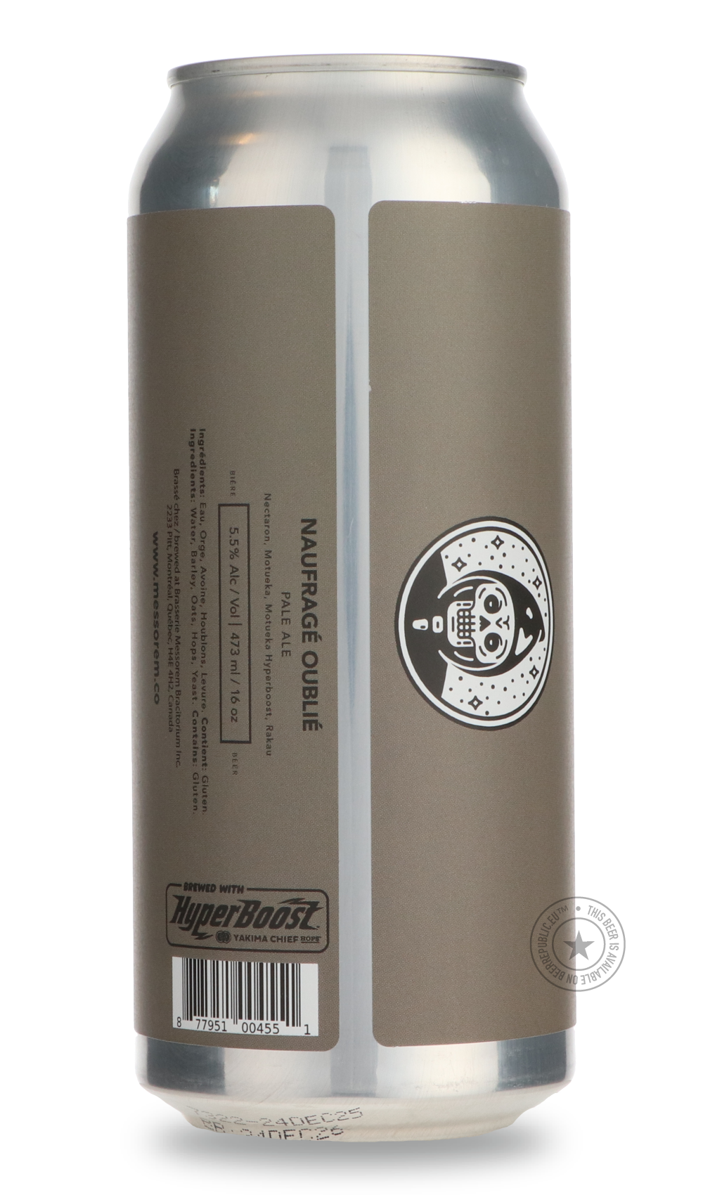 Messorem- Naufragé Oublié-Pale- Only @ Beer Republic - The best online beer store for American & Canadian craft beer - Buy beer online from the USA and Canada - Bier online kopen - Amerikaans bier kopen - Craft beer store - Craft beer kopen - Amerikanisch bier kaufen - Bier online kaufen - Acheter biere online - IPA - Stout - Porter - New England IPA - Hazy IPA - Imperial Stout - Barrel Aged - Barrel Aged Imperial Stout - Brown - Dark beer - Blond - Blonde - Pilsner - Lager - Wheat - Weizen - Amber - Barley