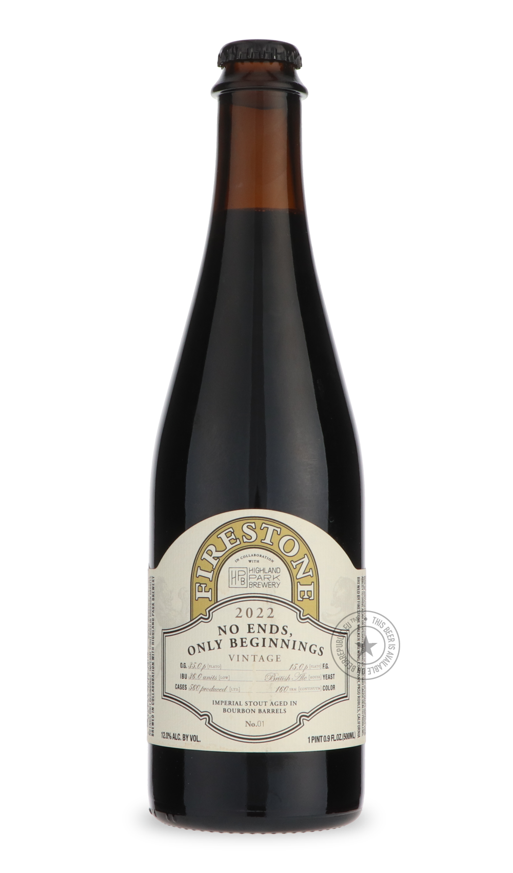 -Firestone Walker- No Ends, Only Beginnings / Highland Park-Stout & Porter- Only @ Beer Republic - The best online beer store for American & Canadian craft beer - Buy beer online from the USA and Canada - Bier online kopen - Amerikaans bier kopen - Craft beer store - Craft beer kopen - Amerikanisch bier kaufen - Bier online kaufen - Acheter biere online - IPA - Stout - Porter - New England IPA - Hazy IPA - Imperial Stout - Barrel Aged - Barrel Aged Imperial Stout - Brown - Dark beer - Blond - Blonde - Pilsn