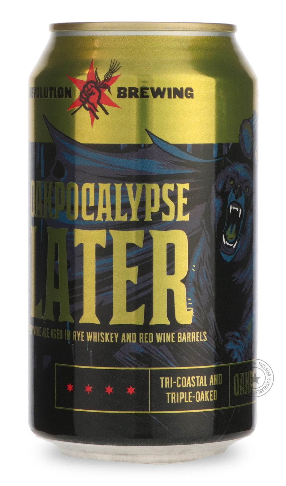 -Revolution- Oakpocalypse Later / Firestone Walker-Brown & Dark- Only @ Beer Republic - The best online beer store for American & Canadian craft beer - Buy beer online from the USA and Canada - Bier online kopen - Amerikaans bier kopen - Craft beer store - Craft beer kopen - Amerikanisch bier kaufen - Bier online kaufen - Acheter biere online - IPA - Stout - Porter - New England IPA - Hazy IPA - Imperial Stout - Barrel Aged - Barrel Aged Imperial Stout - Brown - Dark beer - Blond - Blonde - Pilsner - Lager