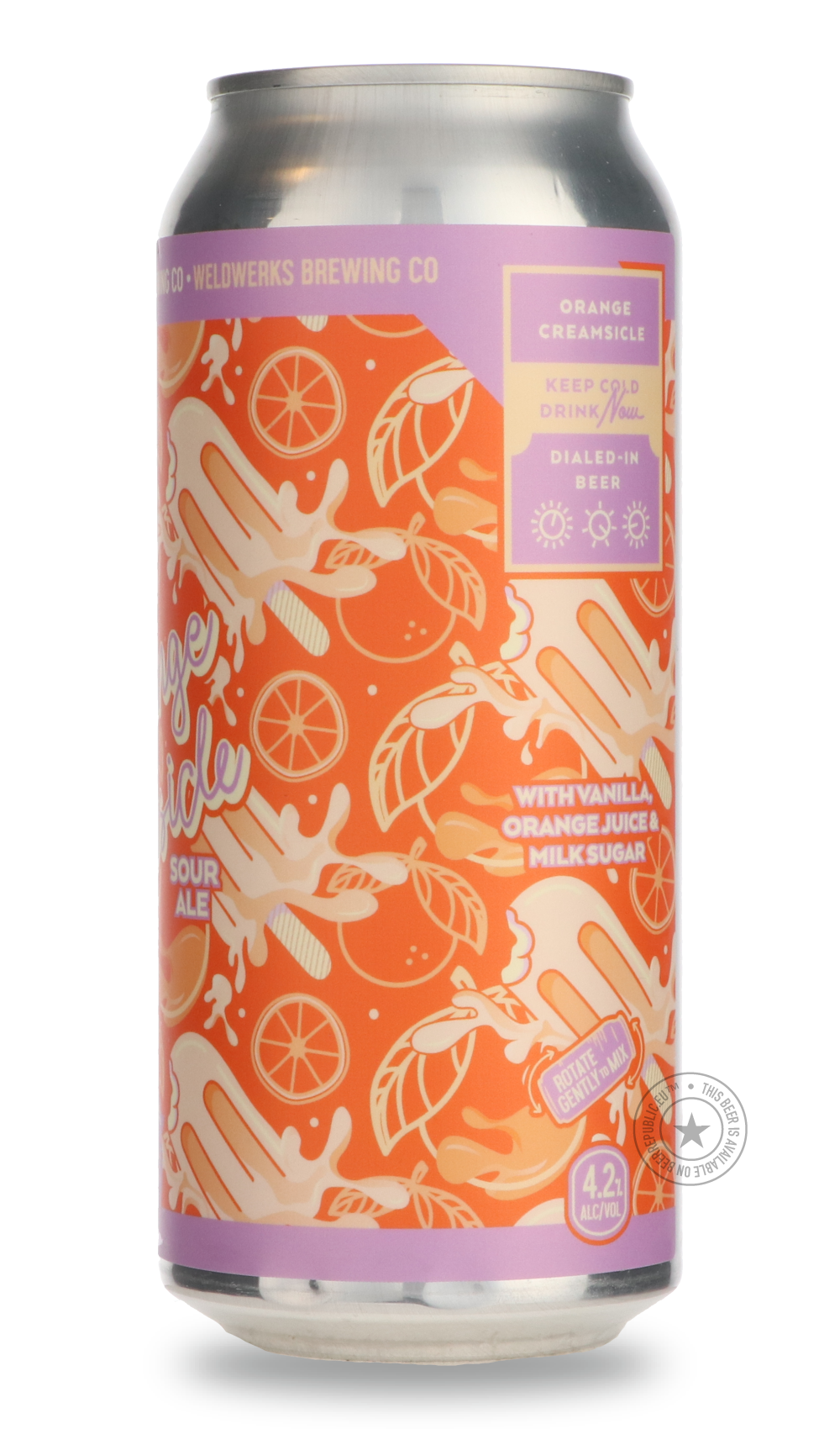 WeldWerks- Orange Creamsicle-Sour / Wild & Fruity- Only @ Beer Republic - The best online beer store for American & Canadian craft beer - Buy beer online from the USA and Canada - Bier online kopen - Amerikaans bier kopen - Craft beer store - Craft beer kopen - Amerikanisch bier kaufen - Bier online kaufen - Acheter biere online - IPA - Stout - Porter - New England IPA - Hazy IPA - Imperial Stout - Barrel Aged - Barrel Aged Imperial Stout - Brown - Dark beer - Blond - Blonde - Pilsner - Lager - Wheat - Weiz
