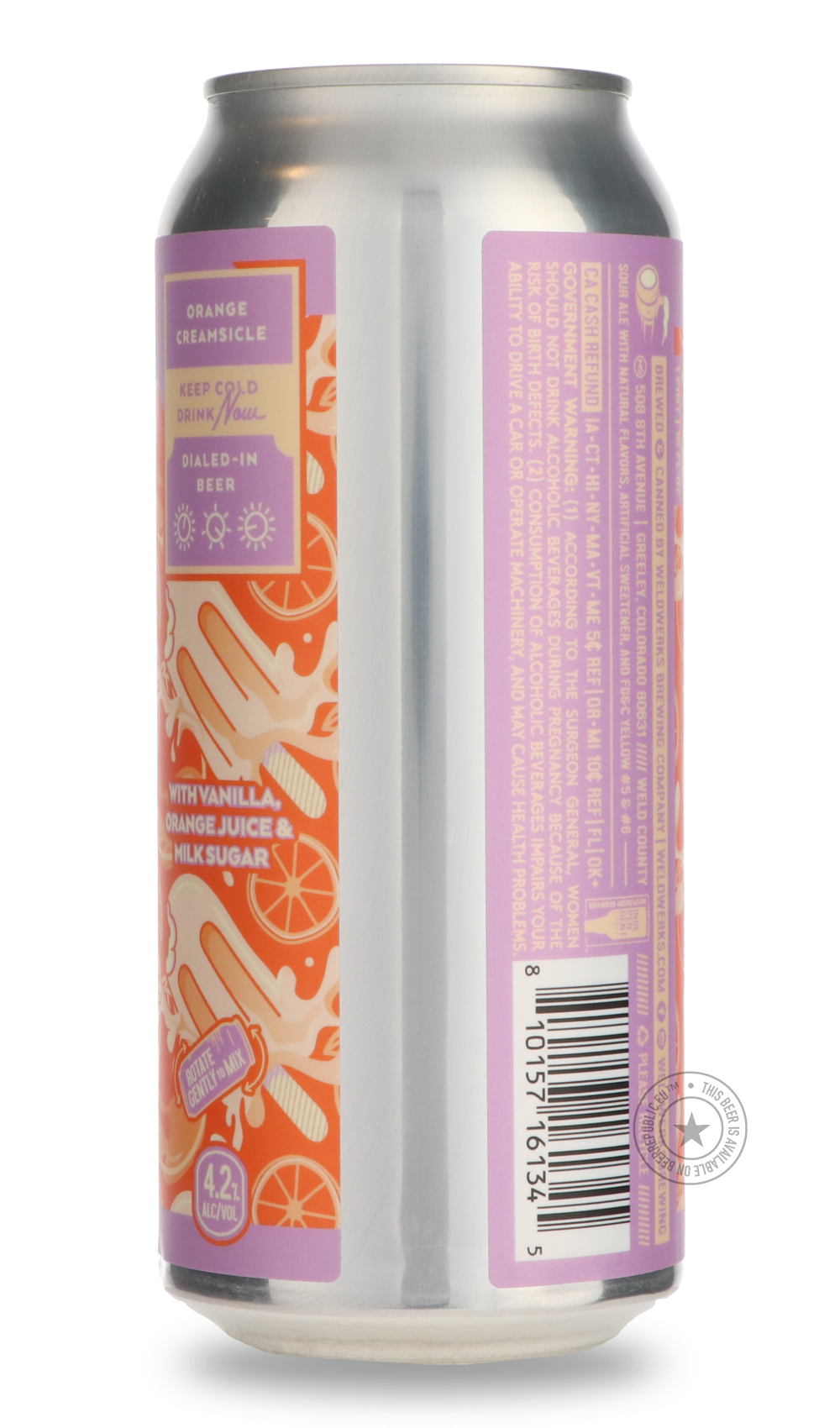 WeldWerks- Orange Creamsicle-Sour / Wild & Fruity- Only @ Beer Republic - The best online beer store for American & Canadian craft beer - Buy beer online from the USA and Canada - Bier online kopen - Amerikaans bier kopen - Craft beer store - Craft beer kopen - Amerikanisch bier kaufen - Bier online kaufen - Acheter biere online - IPA - Stout - Porter - New England IPA - Hazy IPA - Imperial Stout - Barrel Aged - Barrel Aged Imperial Stout - Brown - Dark beer - Blond - Blonde - Pilsner - Lager - Wheat - Weiz