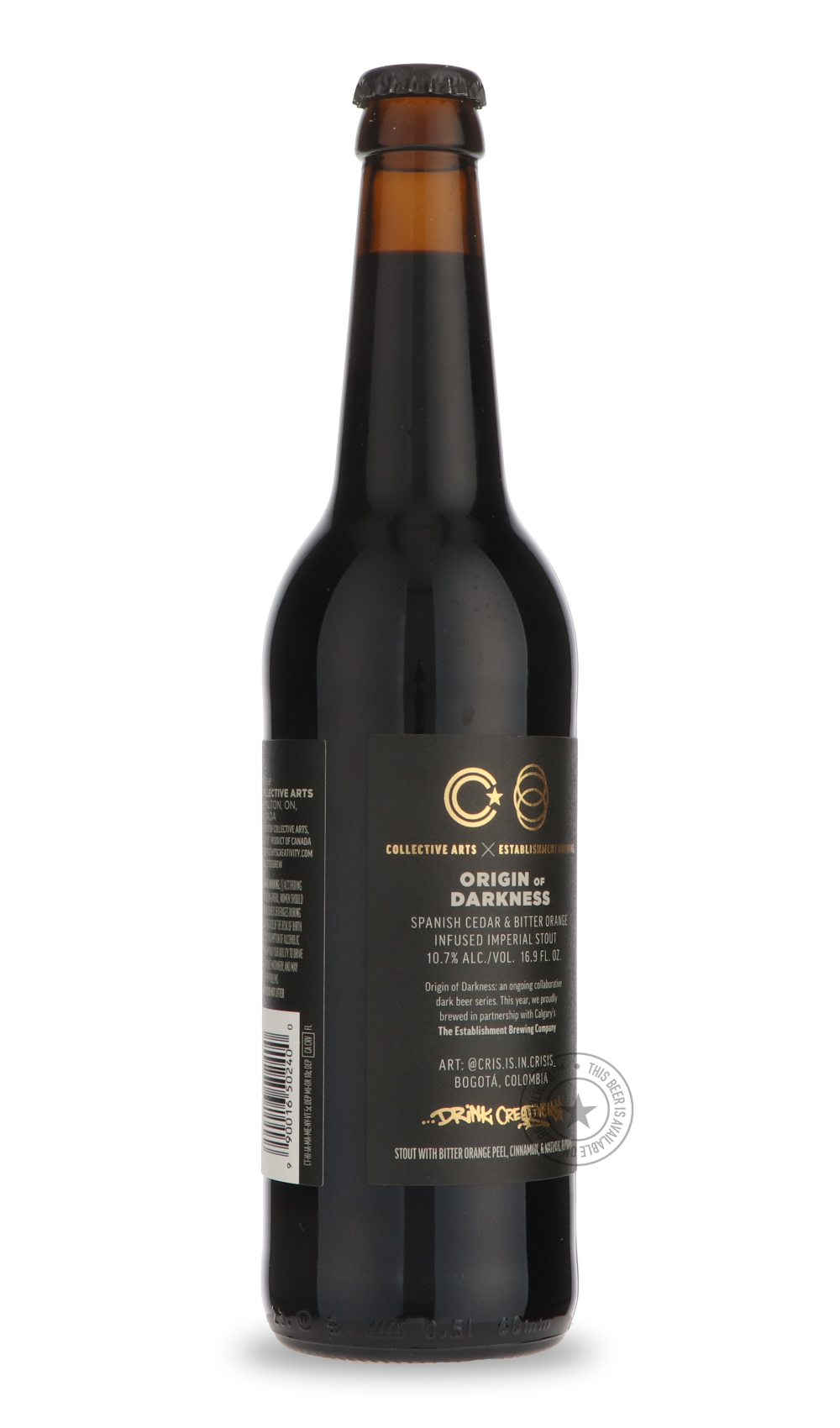Origin of Darkness Spanish Cedar & Bitter Orange Infused Imperial Stout / The Establishment