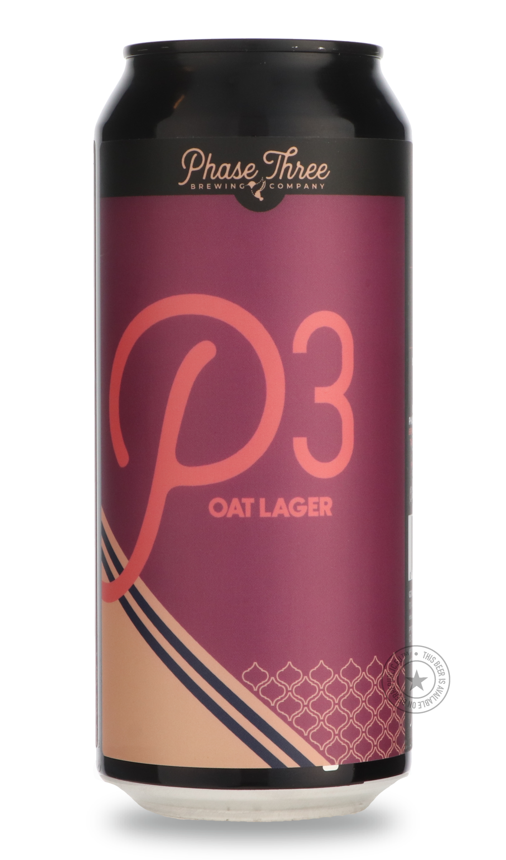 -Phase Three- P3 Oat Lager-Pale- Only @ Beer Republic - The best online beer store for American & Canadian craft beer - Buy beer online from the USA and Canada - Bier online kopen - Amerikaans bier kopen - Craft beer store - Craft beer kopen - Amerikanisch bier kaufen - Bier online kaufen - Acheter biere online - IPA - Stout - Porter - New England IPA - Hazy IPA - Imperial Stout - Barrel Aged - Barrel Aged Imperial Stout - Brown - Dark beer - Blond - Blonde - Pilsner - Lager - Wheat - Weizen - Amber - Barle