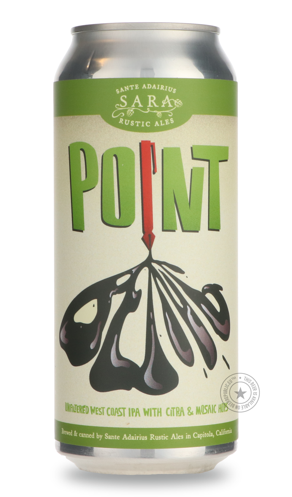 -Sante Adairius Rustic Ales- Point Being-IPA- Only @ Beer Republic - The best online beer store for American & Canadian craft beer - Buy beer online from the USA and Canada - Bier online kopen - Amerikaans bier kopen - Craft beer store - Craft beer kopen - Amerikanisch bier kaufen - Bier online kaufen - Acheter biere online - IPA - Stout - Porter - New England IPA - Hazy IPA - Imperial Stout - Barrel Aged - Barrel Aged Imperial Stout - Brown - Dark beer - Blond - Blonde - Pilsner - Lager - Wheat - Weizen -