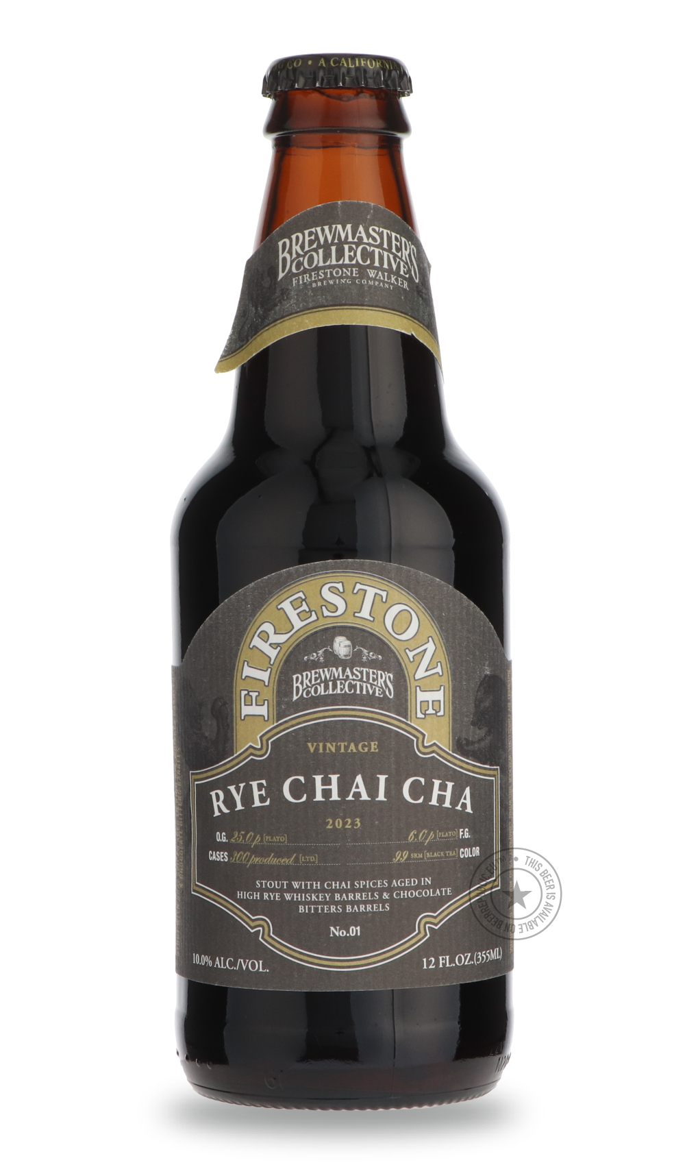 -Firestone Walker- Rye Chai Cha-Stout & Porter- Only @ Beer Republic - The best online beer store for American & Canadian craft beer - Buy beer online from the USA and Canada - Bier online kopen - Amerikaans bier kopen - Craft beer store - Craft beer kopen - Amerikanisch bier kaufen - Bier online kaufen - Acheter biere online - IPA - Stout - Porter - New England IPA - Hazy IPA - Imperial Stout - Barrel Aged - Barrel Aged Imperial Stout - Brown - Dark beer - Blond - Blonde - Pilsner - Lager - Wheat - Weizen