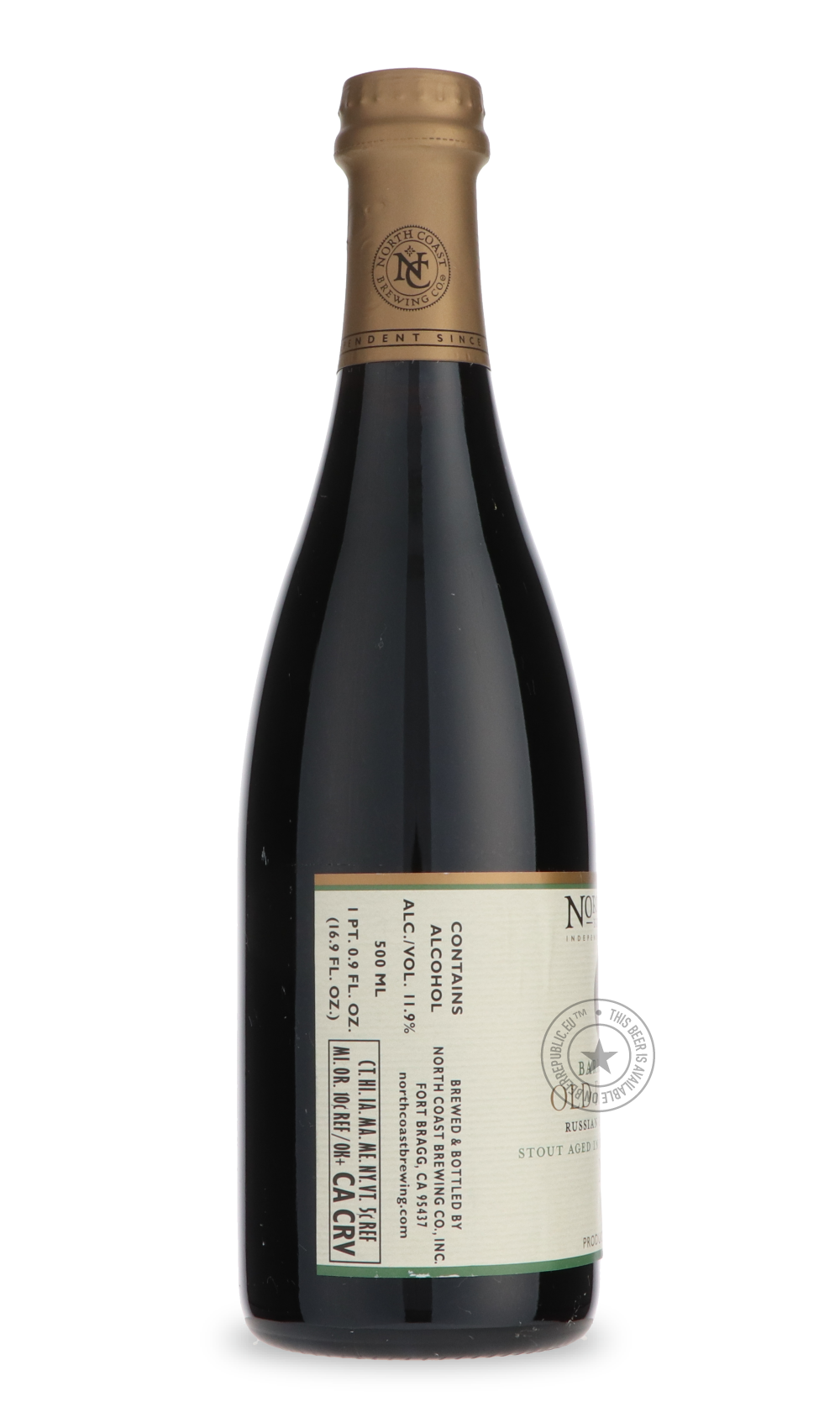 -North Coast- Rye Whiskey Barrel Aged Old Rasputin XXII-Stout & Porter- Only @ Beer Republic - The best online beer store for American & Canadian craft beer - Buy beer online from the USA and Canada - Bier online kopen - Amerikaans bier kopen - Craft beer store - Craft beer kopen - Amerikanisch bier kaufen - Bier online kaufen - Acheter biere online - IPA - Stout - Porter - New England IPA - Hazy IPA - Imperial Stout - Barrel Aged - Barrel Aged Imperial Stout - Brown - Dark beer - Blond - Blonde - Pilsner -