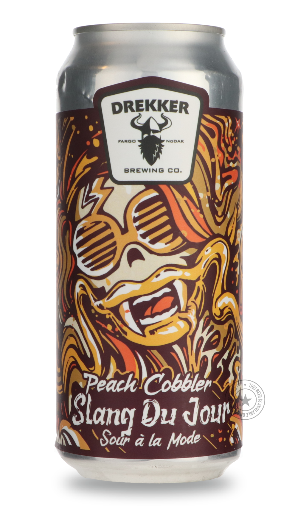 Drekker- Slang Du Jour - Peach Cobbler-Sour / Wild & Fruity- Only @ Beer Republic - The best online beer store for American & Canadian craft beer - Buy beer online from the USA and Canada - Bier online kopen - Amerikaans bier kopen - Craft beer store - Craft beer kopen - Amerikanisch bier kaufen - Bier online kaufen - Acheter biere online - IPA - Stout - Porter - New England IPA - Hazy IPA - Imperial Stout - Barrel Aged - Barrel Aged Imperial Stout - Brown - Dark beer - Blond - Blonde - Pilsner - Lager - Wh