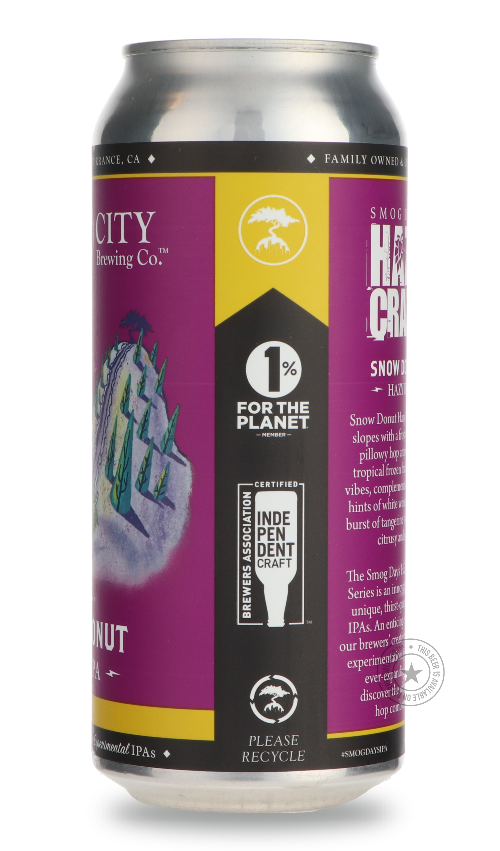 -Smog City- Snow Donut-IPA- Only @ Beer Republic - The best online beer store for American & Canadian craft beer - Buy beer online from the USA and Canada - Bier online kopen - Amerikaans bier kopen - Craft beer store - Craft beer kopen - Amerikanisch bier kaufen - Bier online kaufen - Acheter biere online - IPA - Stout - Porter - New England IPA - Hazy IPA - Imperial Stout - Barrel Aged - Barrel Aged Imperial Stout - Brown - Dark beer - Blond - Blonde - Pilsner - Lager - Wheat - Weizen - Amber - Barley Win