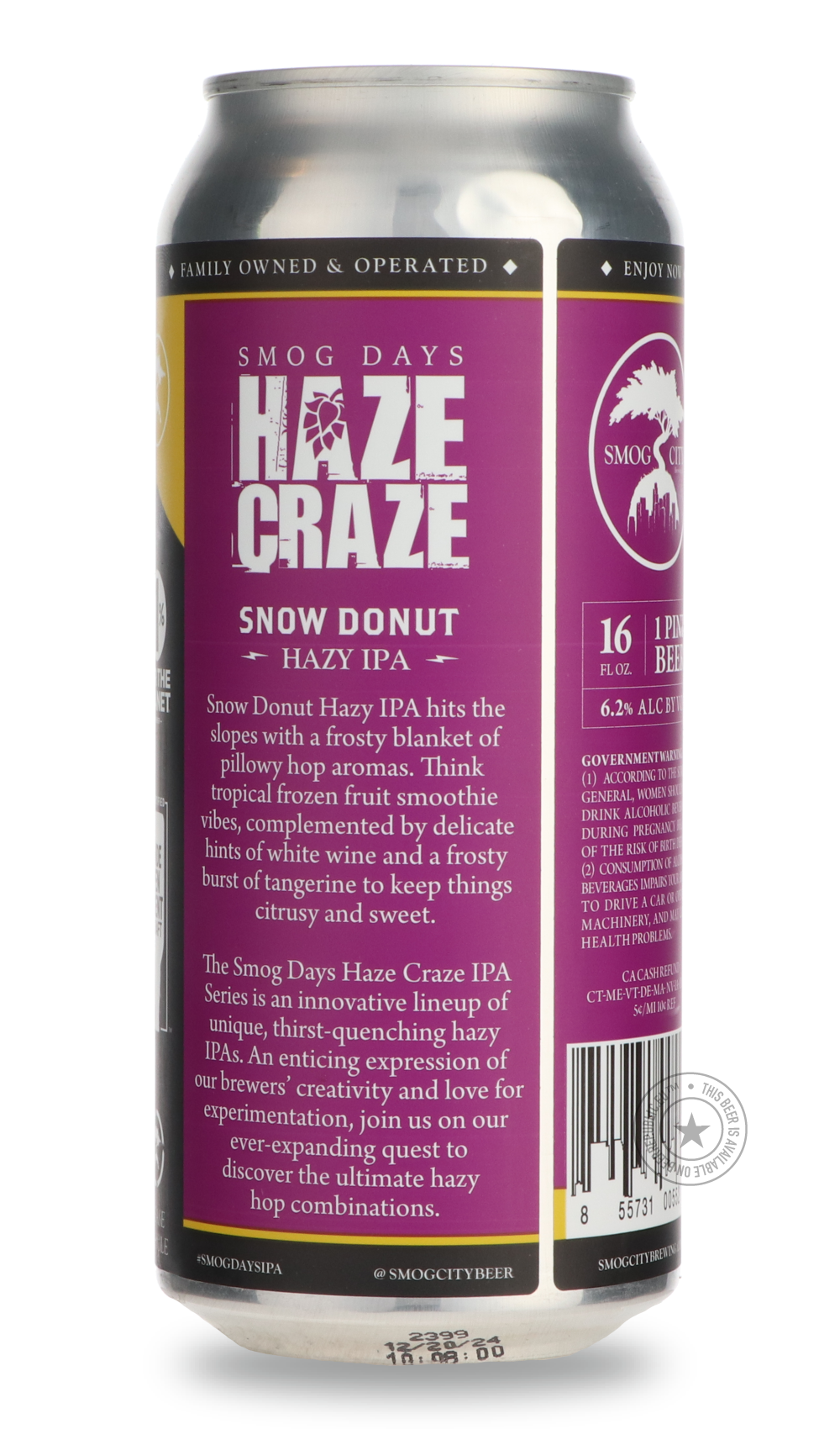 -Smog City- Snow Donut-IPA- Only @ Beer Republic - The best online beer store for American & Canadian craft beer - Buy beer online from the USA and Canada - Bier online kopen - Amerikaans bier kopen - Craft beer store - Craft beer kopen - Amerikanisch bier kaufen - Bier online kaufen - Acheter biere online - IPA - Stout - Porter - New England IPA - Hazy IPA - Imperial Stout - Barrel Aged - Barrel Aged Imperial Stout - Brown - Dark beer - Blond - Blonde - Pilsner - Lager - Wheat - Weizen - Amber - Barley Win