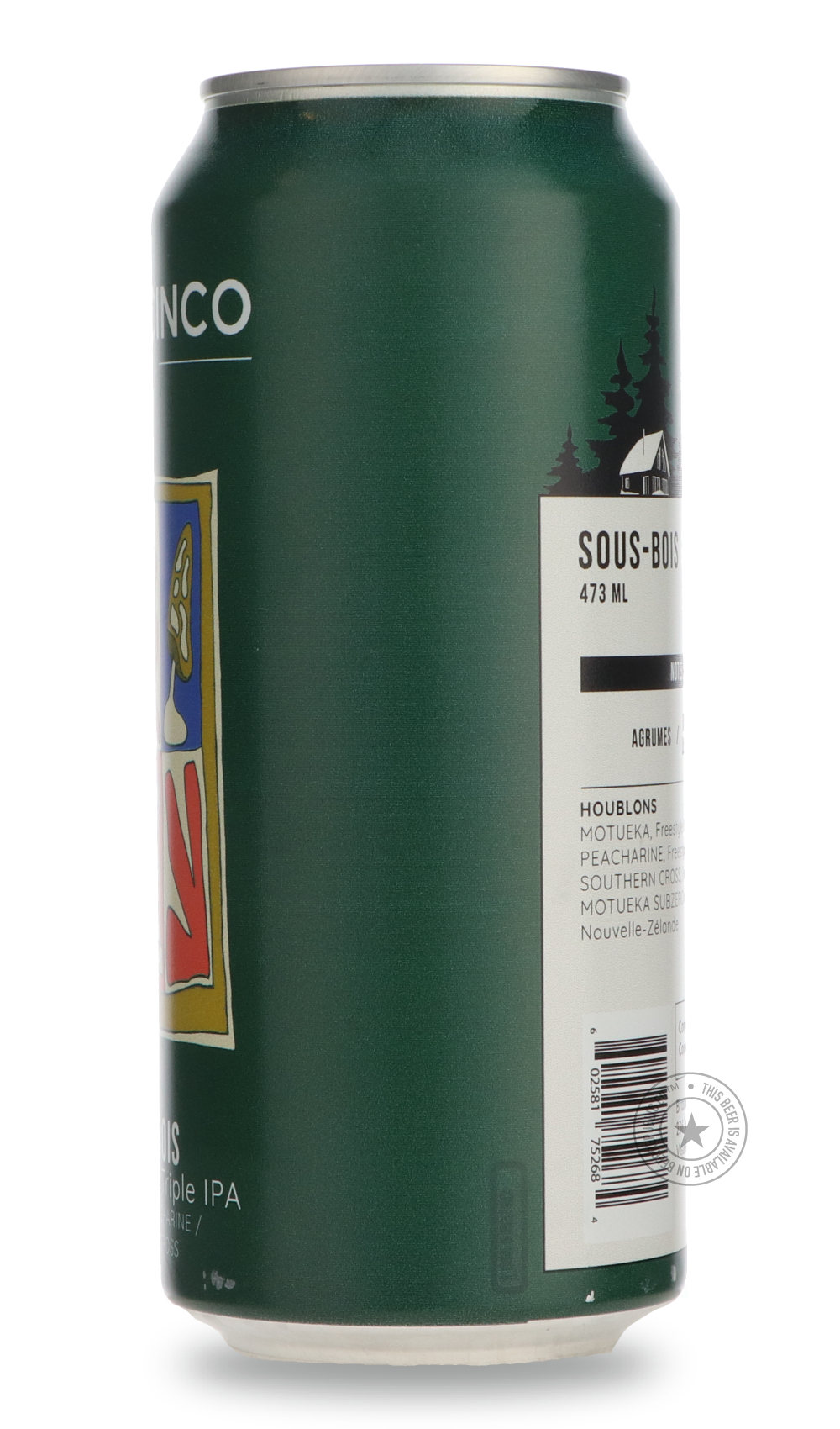 -Nano Cinco- Sous-Bois-IPA- Only @ Beer Republic - The best online beer store for American & Canadian craft beer - Buy beer online from the USA and Canada - Bier online kopen - Amerikaans bier kopen - Craft beer store - Craft beer kopen - Amerikanisch bier kaufen - Bier online kaufen - Acheter biere online - IPA - Stout - Porter - New England IPA - Hazy IPA - Imperial Stout - Barrel Aged - Barrel Aged Imperial Stout - Brown - Dark beer - Blond - Blonde - Pilsner - Lager - Wheat - Weizen - Amber - Barley Win