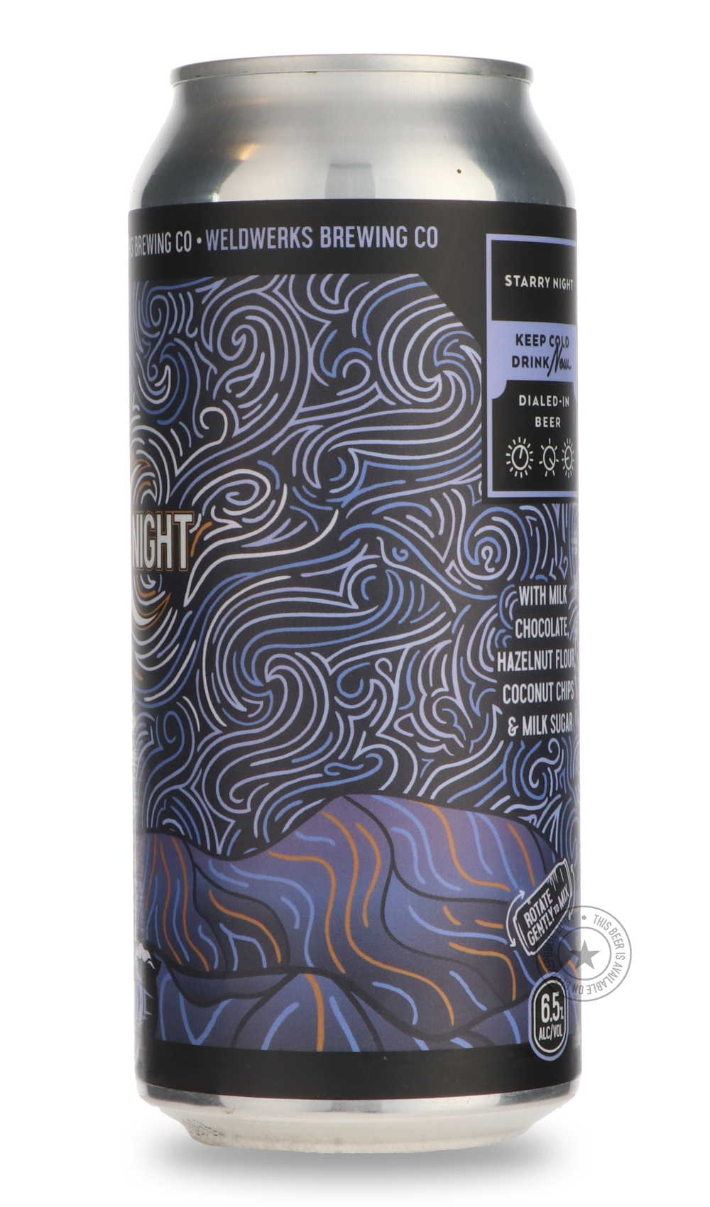 WeldWerks- Starry Night-Stout & Porter- Only @ Beer Republic - The best online beer store for American & Canadian craft beer - Buy beer online from the USA and Canada - Bier online kopen - Amerikaans bier kopen - Craft beer store - Craft beer kopen - Amerikanisch bier kaufen - Bier online kaufen - Acheter biere online - IPA - Stout - Porter - New England IPA - Hazy IPA - Imperial Stout - Barrel Aged - Barrel Aged Imperial Stout - Brown - Dark beer - Blond - Blonde - Pilsner - Lager - Wheat - Weizen - Amber
