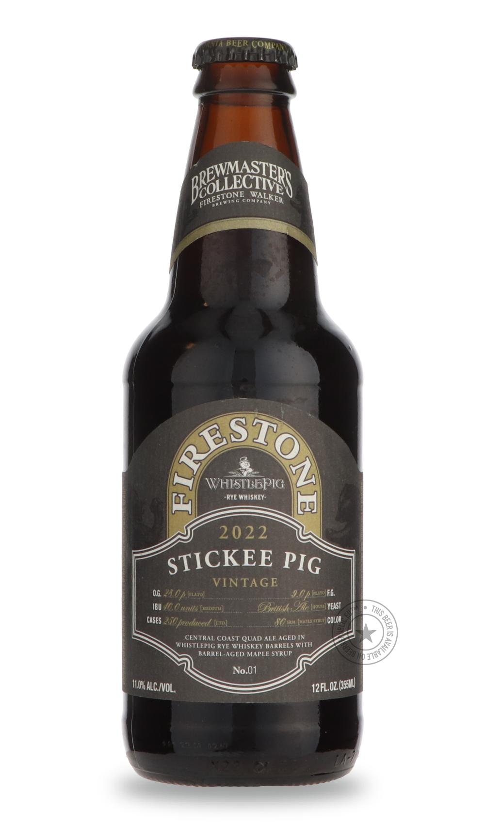 -Firestone Walker- Stickee Pig-Brown & Dark- Only @ Beer Republic - The best online beer store for American & Canadian craft beer - Buy beer online from the USA and Canada - Bier online kopen - Amerikaans bier kopen - Craft beer store - Craft beer kopen - Amerikanisch bier kaufen - Bier online kaufen - Acheter biere online - IPA - Stout - Porter - New England IPA - Hazy IPA - Imperial Stout - Barrel Aged - Barrel Aged Imperial Stout - Brown - Dark beer - Blond - Blonde - Pilsner - Lager - Wheat - Weizen - A