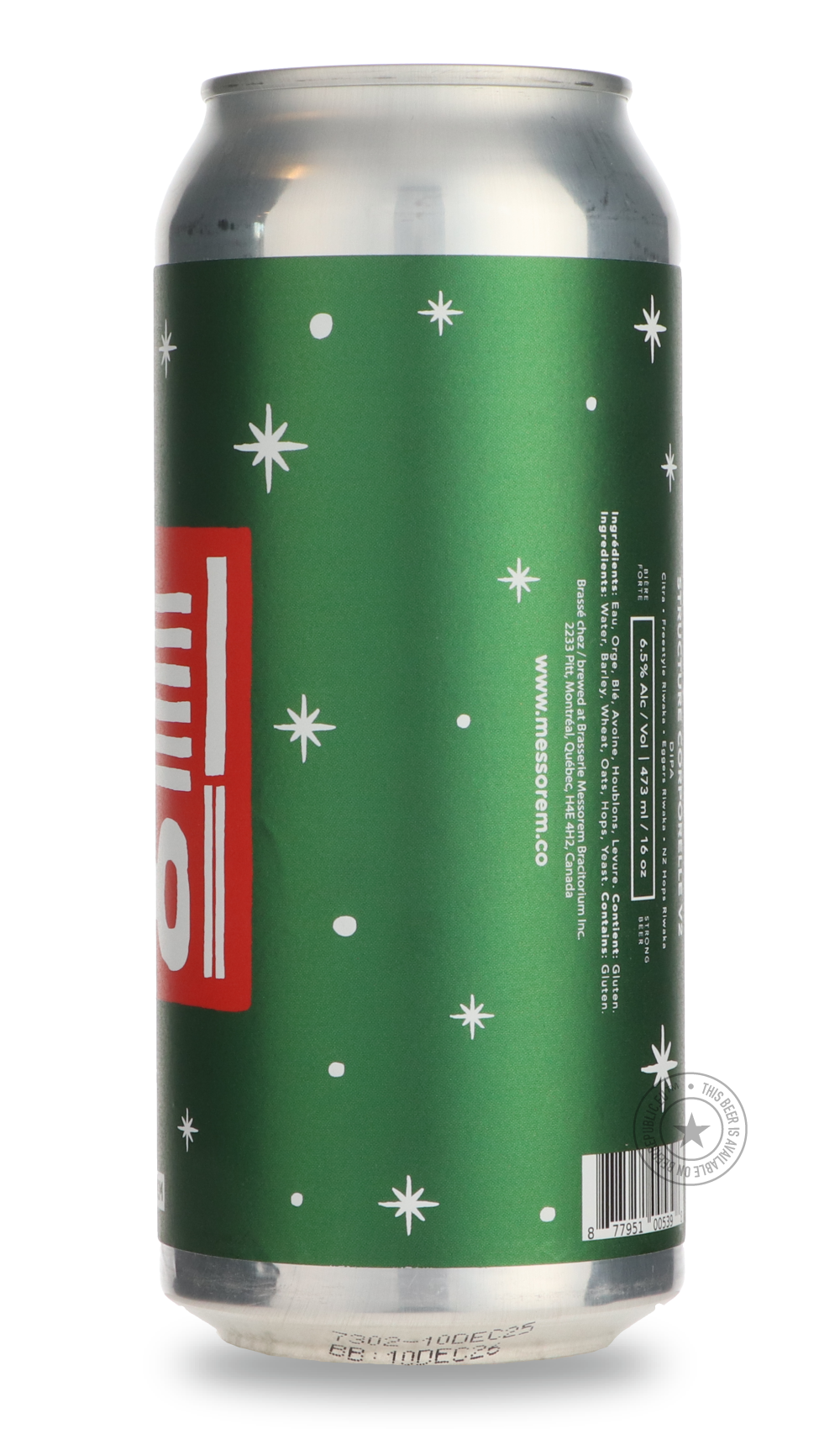 Messorem- Structure Corporelle V2 / Bad Bones-IPA- Only @ Beer Republic - The best online beer store for American & Canadian craft beer - Buy beer online from the USA and Canada - Bier online kopen - Amerikaans bier kopen - Craft beer store - Craft beer kopen - Amerikanisch bier kaufen - Bier online kaufen - Acheter biere online - IPA - Stout - Porter - New England IPA - Hazy IPA - Imperial Stout - Barrel Aged - Barrel Aged Imperial Stout - Brown - Dark beer - Blond - Blonde - Pilsner - Lager - Wheat - Weiz