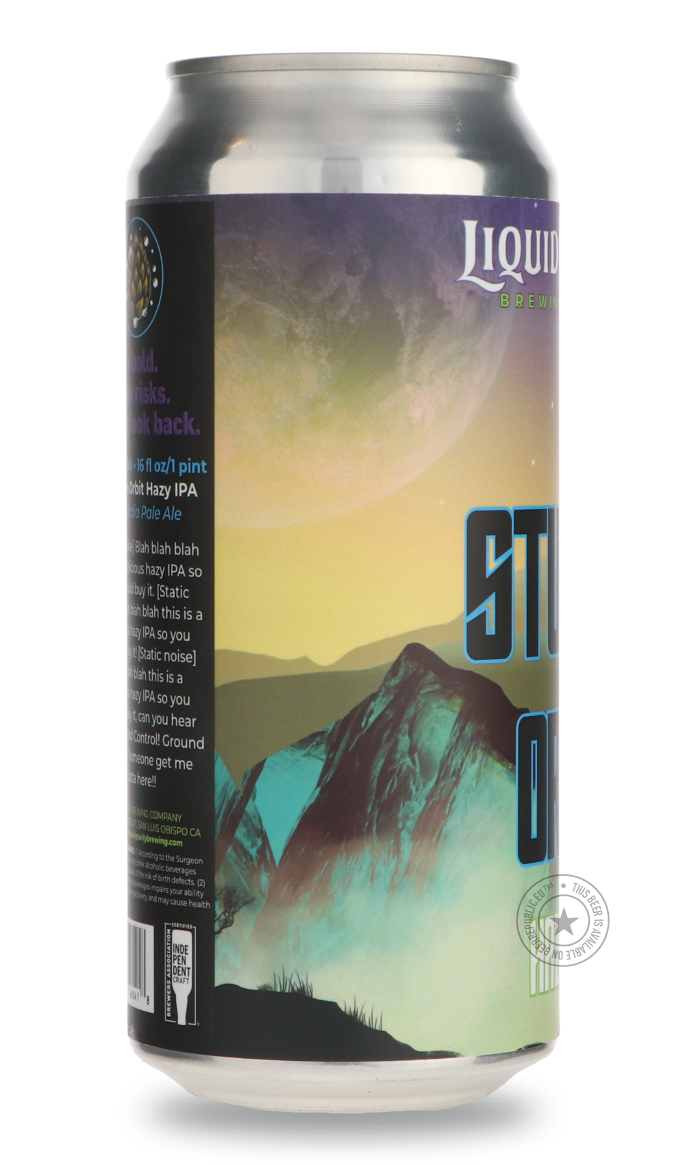 -Liquid Gravity- Stuck In Orbit-IPA- Only @ Beer Republic - The best online beer store for American & Canadian craft beer - Buy beer online from the USA and Canada - Bier online kopen - Amerikaans bier kopen - Craft beer store - Craft beer kopen - Amerikanisch bier kaufen - Bier online kaufen - Acheter biere online - IPA - Stout - Porter - New England IPA - Hazy IPA - Imperial Stout - Barrel Aged - Barrel Aged Imperial Stout - Brown - Dark beer - Blond - Blonde - Pilsner - Lager - Wheat - Weizen - Amber - B
