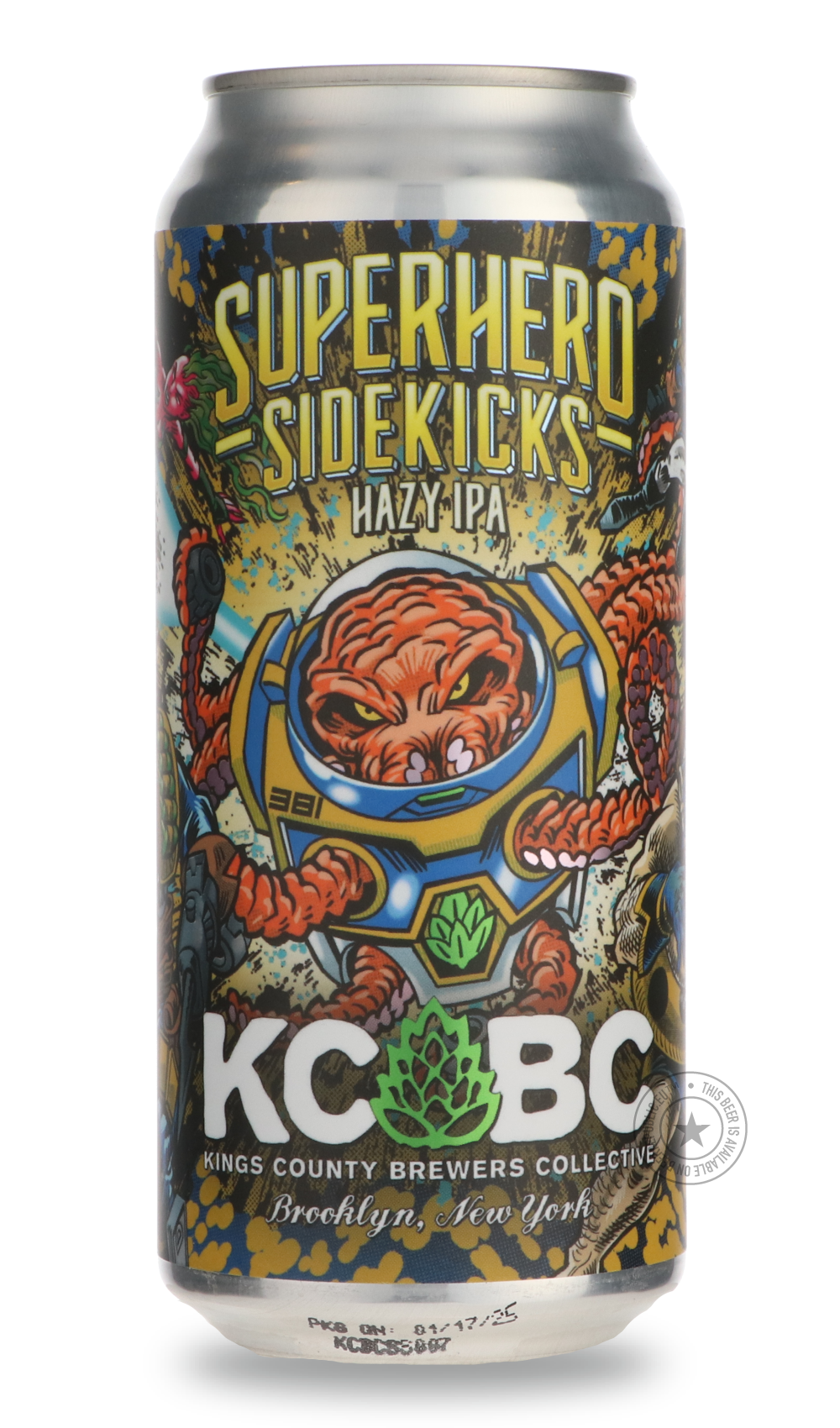 -KCBC- Superhero Sidekicks-IPA- Only @ Beer Republic - The best online beer store for American & Canadian craft beer - Buy beer online from the USA and Canada - Bier online kopen - Amerikaans bier kopen - Craft beer store - Craft beer kopen - Amerikanisch bier kaufen - Bier online kaufen - Acheter biere online - IPA - Stout - Porter - New England IPA - Hazy IPA - Imperial Stout - Barrel Aged - Barrel Aged Imperial Stout - Brown - Dark beer - Blond - Blonde - Pilsner - Lager - Wheat - Weizen - Amber - Barley