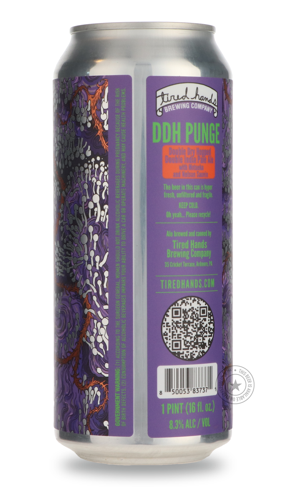 Tired Hands- TDH PUNGE Motueka And Nelson Sauvin-IPA- Only @ Beer Republic - The best online beer store for American & Canadian craft beer - Buy beer online from the USA and Canada - Bier online kopen - Amerikaans bier kopen - Craft beer store - Craft beer kopen - Amerikanisch bier kaufen - Bier online kaufen - Acheter biere online - IPA - Stout - Porter - New England IPA - Hazy IPA - Imperial Stout - Barrel Aged - Barrel Aged Imperial Stout - Brown - Dark beer - Blond - Blonde - Pilsner - Lager - Wheat - W