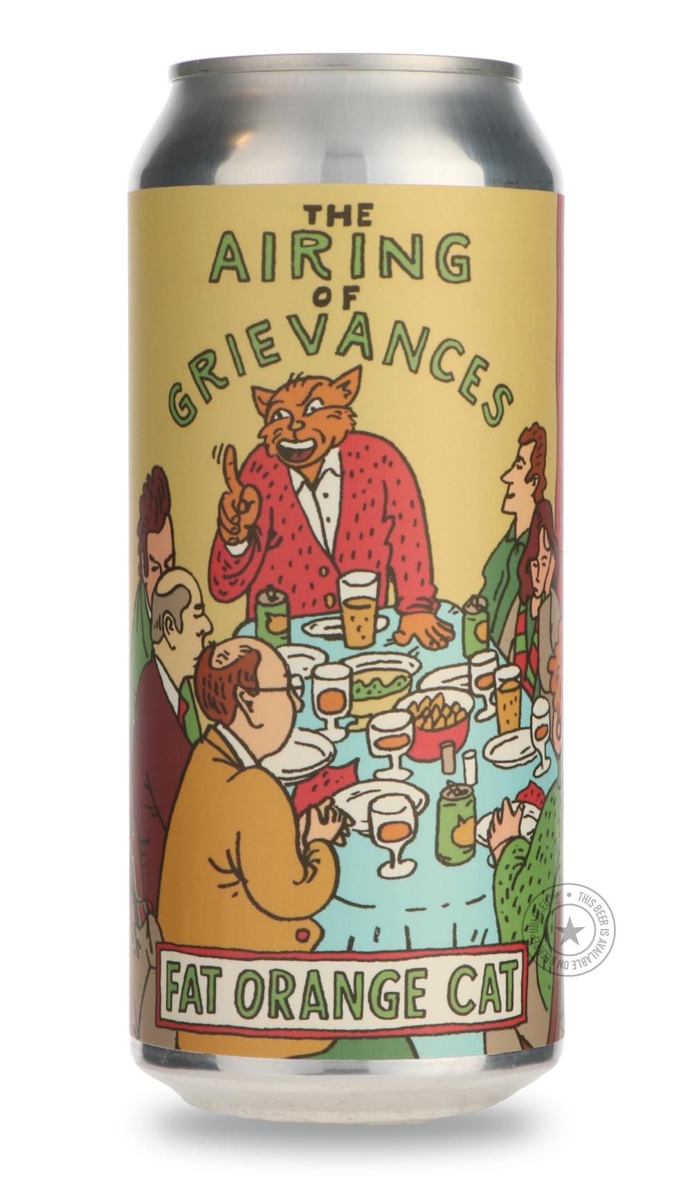 -Fat Orange Cat- The Airing of Grievances-IPA- Only @ Beer Republic - The best online beer store for American & Canadian craft beer - Buy beer online from the USA and Canada - Bier online kopen - Amerikaans bier kopen - Craft beer store - Craft beer kopen - Amerikanisch bier kaufen - Bier online kaufen - Acheter biere online - IPA - Stout - Porter - New England IPA - Hazy IPA - Imperial Stout - Barrel Aged - Barrel Aged Imperial Stout - Brown - Dark beer - Blond - Blonde - Pilsner - Lager - Wheat - Weizen -