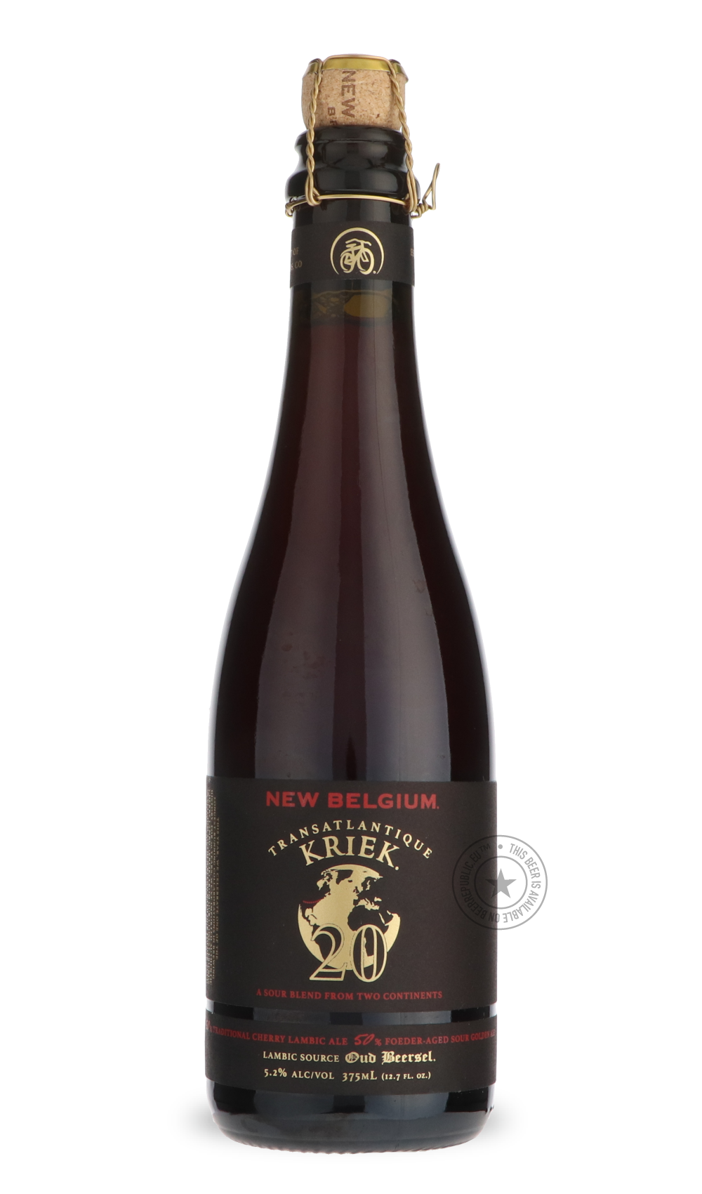 -New Belgium- Transatlantique Kriek / Oud Beersel-Sour / Wild & Fruity- Only @ Beer Republic - The best online beer store for American & Canadian craft beer - Buy beer online from the USA and Canada - Bier online kopen - Amerikaans bier kopen - Craft beer store - Craft beer kopen - Amerikanisch bier kaufen - Bier online kaufen - Acheter biere online - IPA - Stout - Porter - New England IPA - Hazy IPA - Imperial Stout - Barrel Aged - Barrel Aged Imperial Stout - Brown - Dark beer - Blond - Blonde - Pilsner -