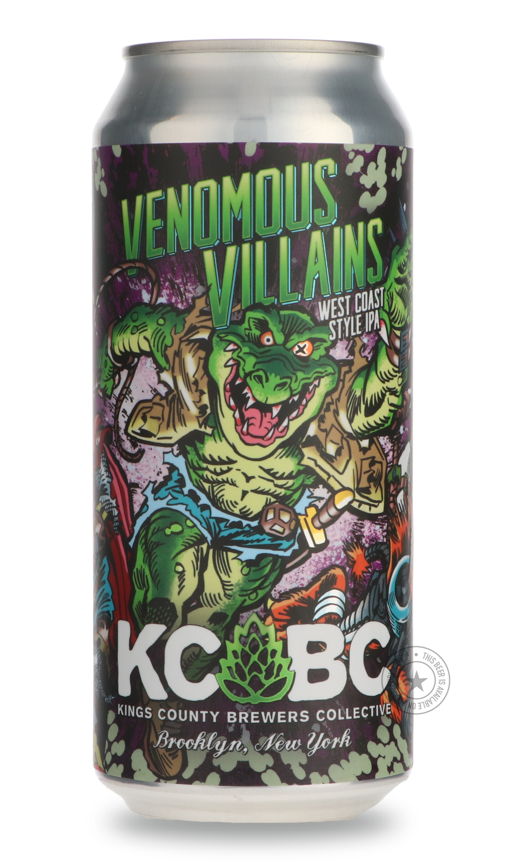 -KCBC- Venomous Villains-IPA- Only @ Beer Republic - The best online beer store for American & Canadian craft beer - Buy beer online from the USA and Canada - Bier online kopen - Amerikaans bier kopen - Craft beer store - Craft beer kopen - Amerikanisch bier kaufen - Bier online kaufen - Acheter biere online - IPA - Stout - Porter - New England IPA - Hazy IPA - Imperial Stout - Barrel Aged - Barrel Aged Imperial Stout - Brown - Dark beer - Blond - Blonde - Pilsner - Lager - Wheat - Weizen - Amber - Barley W