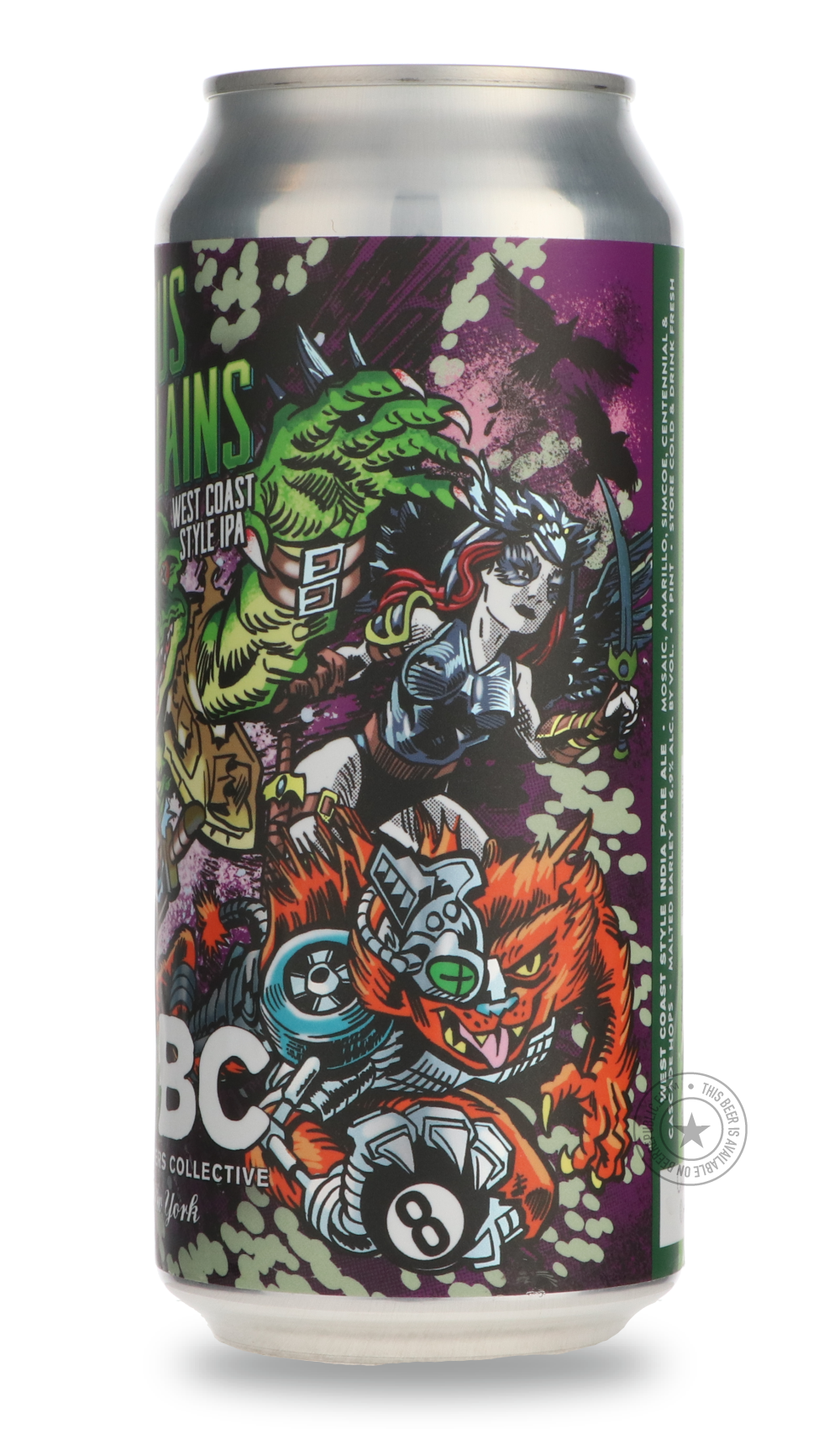 -KCBC- Venomous Villains-IPA- Only @ Beer Republic - The best online beer store for American & Canadian craft beer - Buy beer online from the USA and Canada - Bier online kopen - Amerikaans bier kopen - Craft beer store - Craft beer kopen - Amerikanisch bier kaufen - Bier online kaufen - Acheter biere online - IPA - Stout - Porter - New England IPA - Hazy IPA - Imperial Stout - Barrel Aged - Barrel Aged Imperial Stout - Brown - Dark beer - Blond - Blonde - Pilsner - Lager - Wheat - Weizen - Amber - Barley W