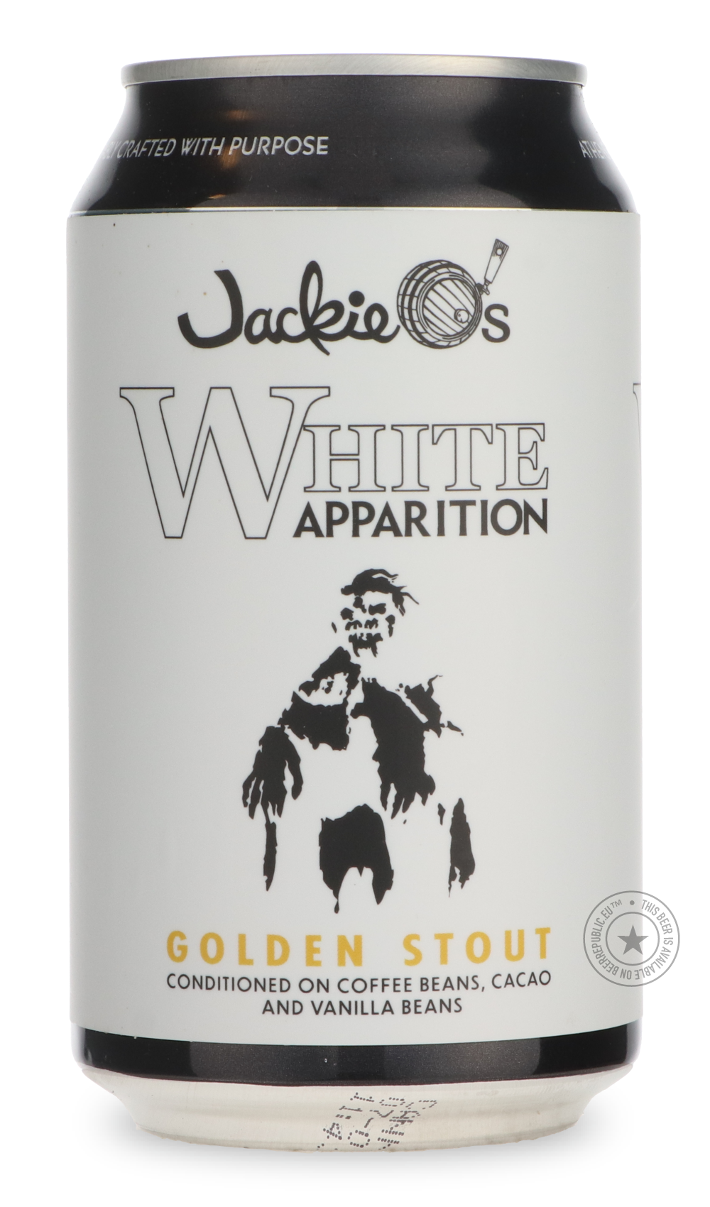 -Jackie O's- White Apparition-Stout & Porter- Only @ Beer Republic - The best online beer store for American & Canadian craft beer - Buy beer online from the USA and Canada - Bier online kopen - Amerikaans bier kopen - Craft beer store - Craft beer kopen - Amerikanisch bier kaufen - Bier online kaufen - Acheter biere online - IPA - Stout - Porter - New England IPA - Hazy IPA - Imperial Stout - Barrel Aged - Barrel Aged Imperial Stout - Brown - Dark beer - Blond - Blonde - Pilsner - Lager - Wheat - Weizen -