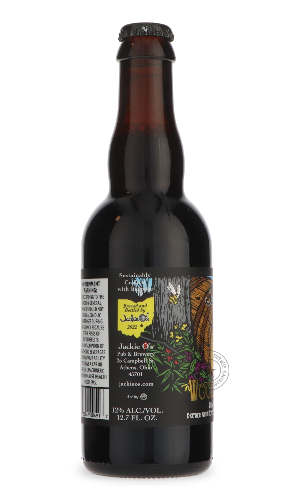 -Jackie O's- Wood Ya Honey-Brown & Dark- Only @ Beer Republic - The best online beer store for American & Canadian craft beer - Buy beer online from the USA and Canada - Bier online kopen - Amerikaans bier kopen - Craft beer store - Craft beer kopen - Amerikanisch bier kaufen - Bier online kaufen - Acheter biere online - IPA - Stout - Porter - New England IPA - Hazy IPA - Imperial Stout - Barrel Aged - Barrel Aged Imperial Stout - Brown - Dark beer - Blond - Blonde - Pilsner - Lager - Wheat - Weizen - Amber