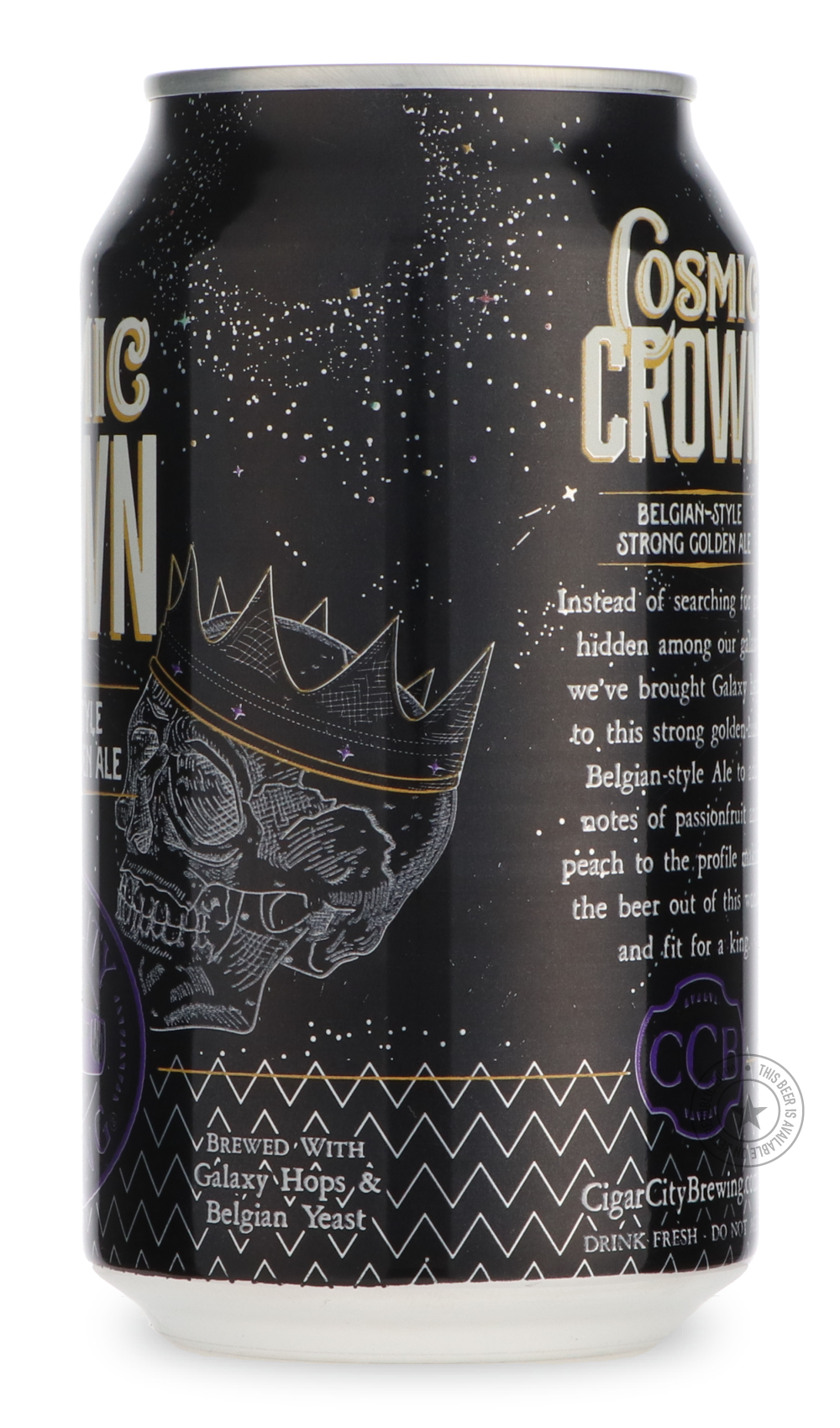 -Cigar City- Cosmic Crown-Pale- Only @ Beer Republic - The best online beer store for American & Canadian craft beer - Buy beer online from the USA and Canada - Bier online kopen - Amerikaans bier kopen - Craft beer store - Craft beer kopen - Amerikanisch bier kaufen - Bier online kaufen - Acheter biere online - IPA - Stout - Porter - New England IPA - Hazy IPA - Imperial Stout - Barrel Aged - Barrel Aged Imperial Stout - Brown - Dark beer - Blond - Blonde - Pilsner - Lager - Wheat - Weizen - Amber - Barley