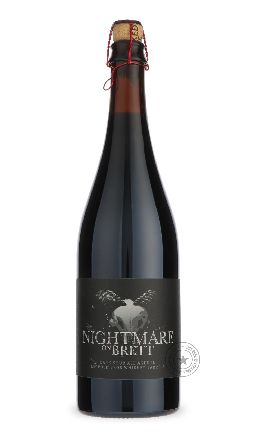-Crooked Stave- No Label! Nightmare On Brett (Aged in Leopold Bros Whiskey Barrels)-Sour / Wild & Fruity- Only @ Beer Republic - The best online beer store for American & Canadian craft beer - Buy beer online from the USA and Canada - Bier online kopen - Amerikaans bier kopen - Craft beer store - Craft beer kopen - Amerikanisch bier kaufen - Bier online kaufen - Acheter biere online - IPA - Stout - Porter - New England IPA - Hazy IPA - Imperial Stout - Barrel Aged - Barrel Aged Imperial Stout - Brown - Dark