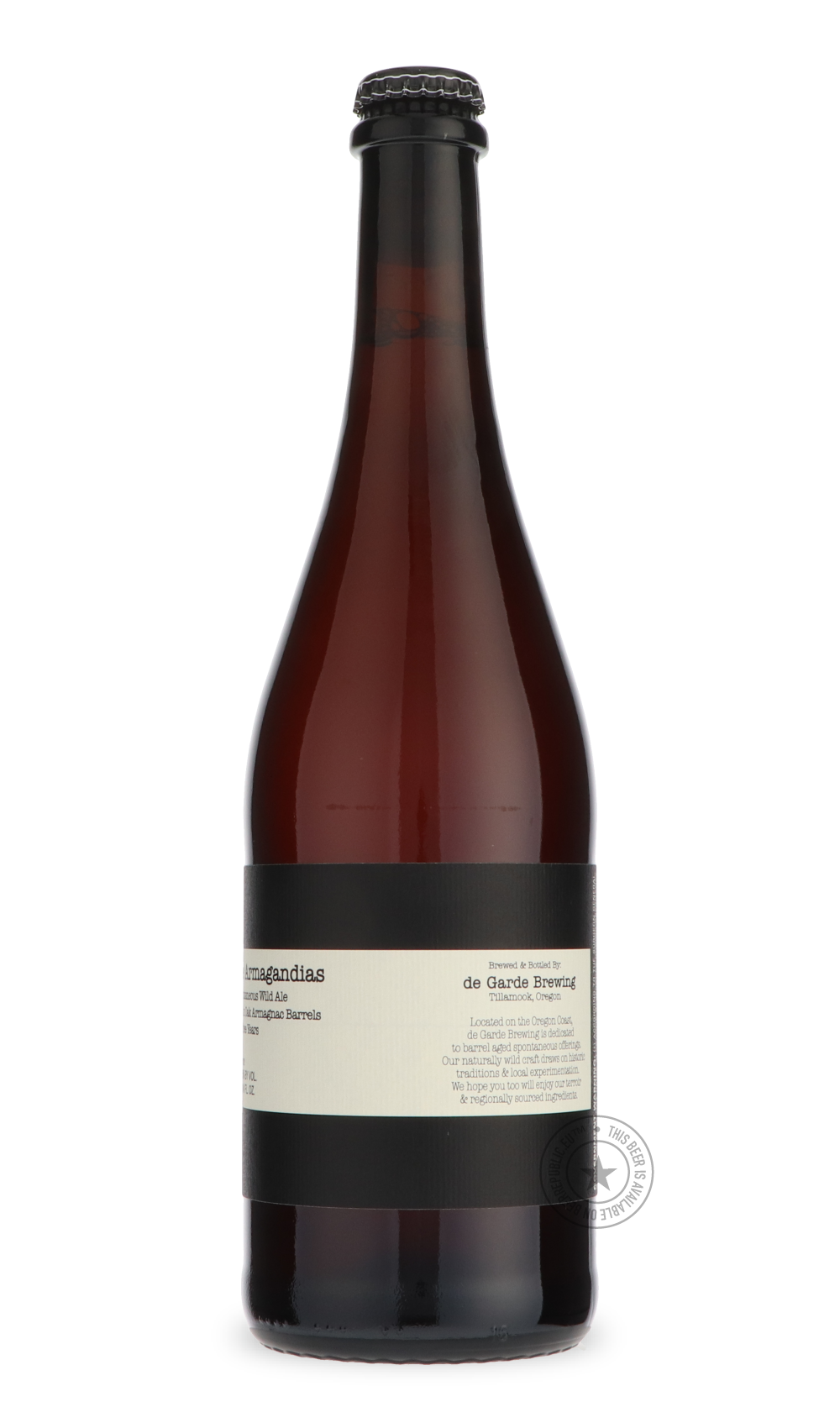 -De Garde- The Armagandias-Sour / Wild & Fruity- Only @ Beer Republic - The best online beer store for American & Canadian craft beer - Buy beer online from the USA and Canada - Bier online kopen - Amerikaans bier kopen - Craft beer store - Craft beer kopen - Amerikanisch bier kaufen - Bier online kaufen - Acheter biere online - IPA - Stout - Porter - New England IPA - Hazy IPA - Imperial Stout - Barrel Aged - Barrel Aged Imperial Stout - Brown - Dark beer - Blond - Blonde - Pilsner - Lager - Wheat - Weizen
