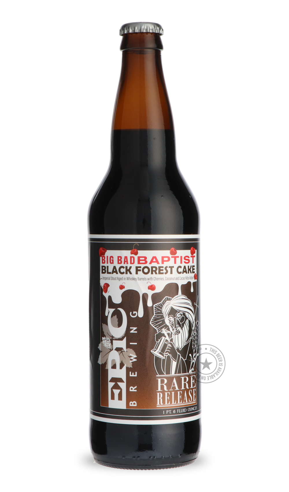 -Epic- Big Bad Baptist Black Forest Cake-Stout & Porter- Only @ Beer Republic - The best online beer store for American & Canadian craft beer - Buy beer online from the USA and Canada - Bier online kopen - Amerikaans bier kopen - Craft beer store - Craft beer kopen - Amerikanisch bier kaufen - Bier online kaufen - Acheter biere online - IPA - Stout - Porter - New England IPA - Hazy IPA - Imperial Stout - Barrel Aged - Barrel Aged Imperial Stout - Brown - Dark beer - Blond - Blonde - Pilsner - Lager - Wheat