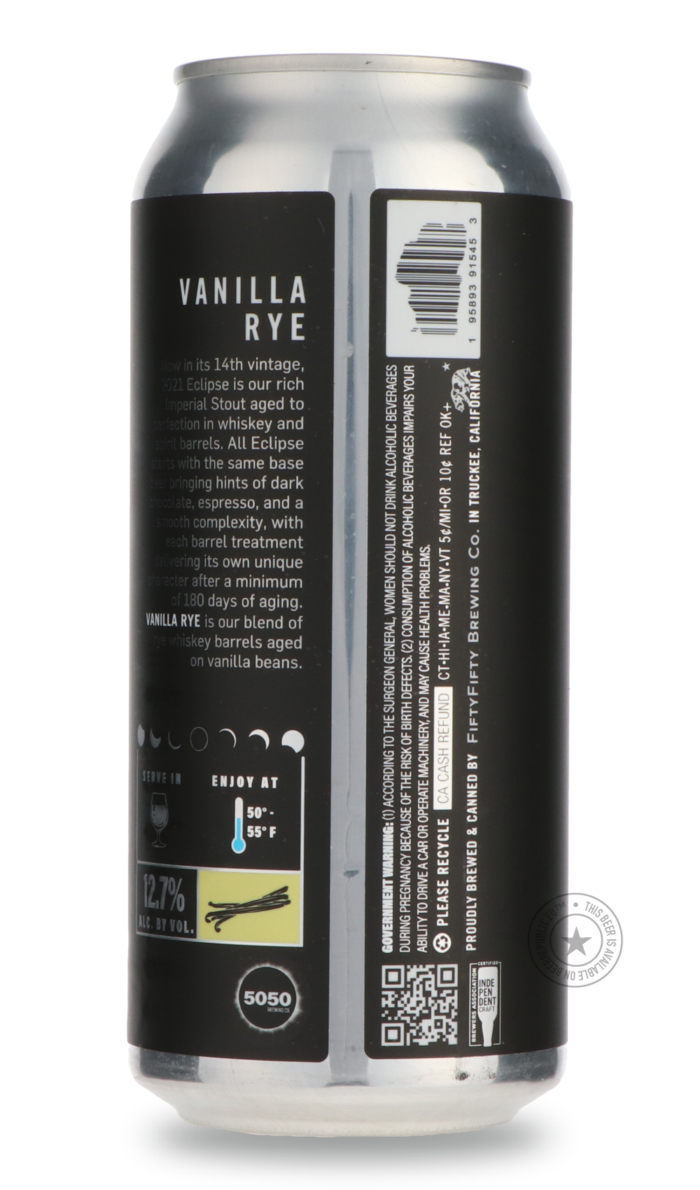 -FiftyFifty- Eclipse Vanilla Rye-Stout & Porter- Only @ Beer Republic - The best online beer store for American & Canadian craft beer - Buy beer online from the USA and Canada - Bier online kopen - Amerikaans bier kopen - Craft beer store - Craft beer kopen - Amerikanisch bier kaufen - Bier online kaufen - Acheter biere online - IPA - Stout - Porter - New England IPA - Hazy IPA - Imperial Stout - Barrel Aged - Barrel Aged Imperial Stout - Brown - Dark beer - Blond - Blonde - Pilsner - Lager - Wheat - Weizen