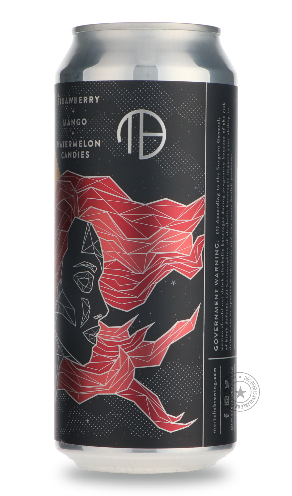 Mortalis- Gemini | Strawberry + Mango + Watermelon Candy-Sour / Wild & Fruity- Only @ Beer Republic - The best online beer store for American & Canadian craft beer - Buy beer online from the USA and Canada - Bier online kopen - Amerikaans bier kopen - Craft beer store - Craft beer kopen - Amerikanisch bier kaufen - Bier online kaufen - Acheter biere online - IPA - Stout - Porter - New England IPA - Hazy IPA - Imperial Stout - Barrel Aged - Barrel Aged Imperial Stout - Brown - Dark beer - Blond - Blonde - Pi