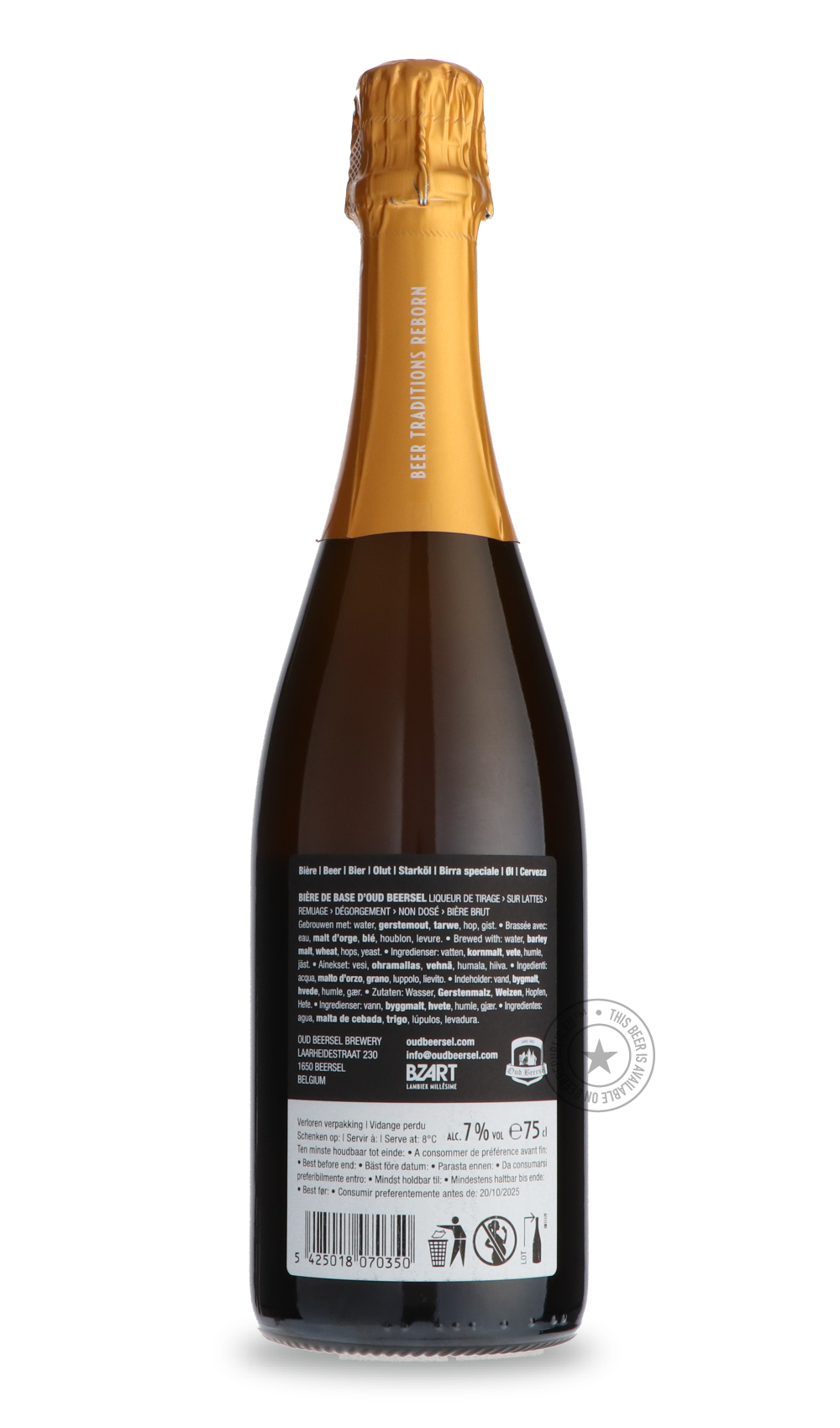 -Oud Beersel- Bzart Lambiek Millésime 2018-Sour / Wild & Fruity- Only @ Beer Republic - The best online beer store for American & Canadian craft beer - Buy beer online from the USA and Canada - Bier online kopen - Amerikaans bier kopen - Craft beer store - Craft beer kopen - Amerikanisch bier kaufen - Bier online kaufen - Acheter biere online - IPA - Stout - Porter - New England IPA - Hazy IPA - Imperial Stout - Barrel Aged - Barrel Aged Imperial Stout - Brown - Dark beer - Blond - Blonde - Pilsner - Lager