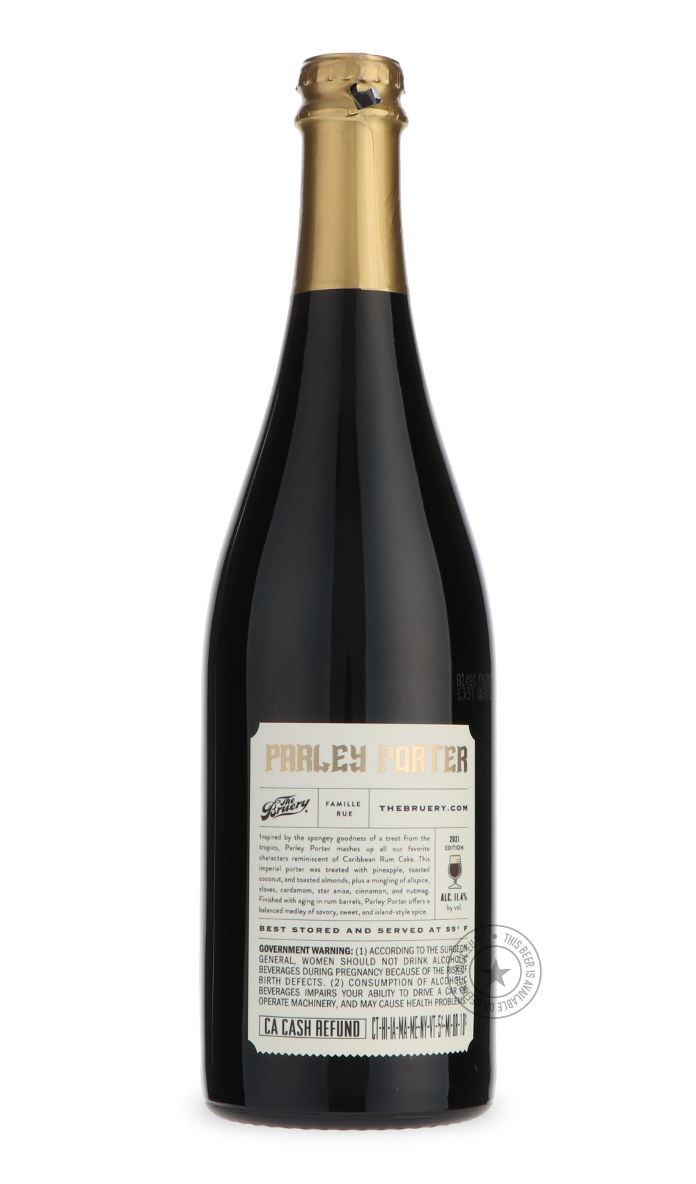 -The Bruery- Parley Porter-Stout & Porter- Only @ Beer Republic - The best online beer store for American & Canadian craft beer - Buy beer online from the USA and Canada - Bier online kopen - Amerikaans bier kopen - Craft beer store - Craft beer kopen - Amerikanisch bier kaufen - Bier online kaufen - Acheter biere online - IPA - Stout - Porter - New England IPA - Hazy IPA - Imperial Stout - Barrel Aged - Barrel Aged Imperial Stout - Brown - Dark beer - Blond - Blonde - Pilsner - Lager - Wheat - Weizen - Amb