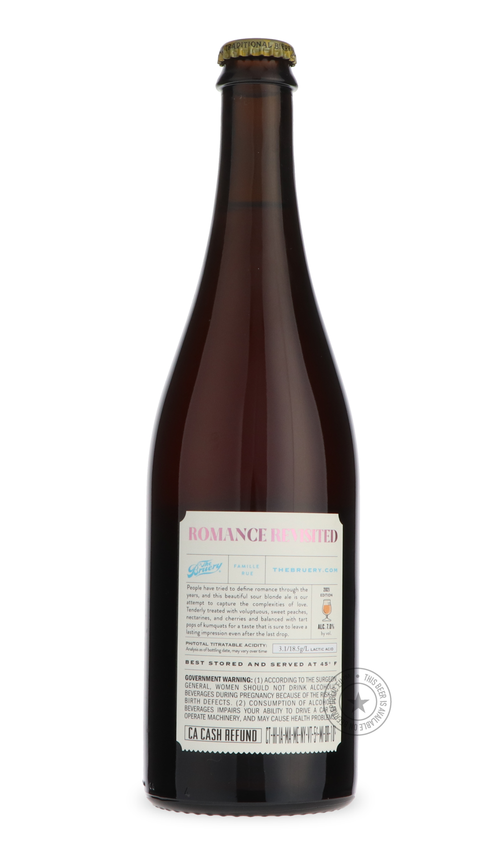 -The Bruery- Romance Revisited-Sour / Wild & Fruity- Only @ Beer Republic - The best online beer store for American & Canadian craft beer - Buy beer online from the USA and Canada - Bier online kopen - Amerikaans bier kopen - Craft beer store - Craft beer kopen - Amerikanisch bier kaufen - Bier online kaufen - Acheter biere online - IPA - Stout - Porter - New England IPA - Hazy IPA - Imperial Stout - Barrel Aged - Barrel Aged Imperial Stout - Brown - Dark beer - Blond - Blonde - Pilsner - Lager - Wheat - We