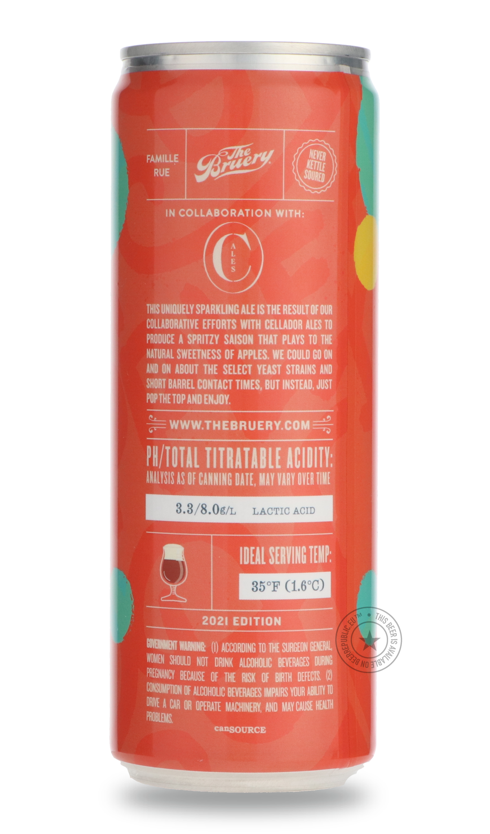 -The Bruery- Terreux Apple Pop-Sour / Wild & Fruity- Only @ Beer Republic - The best online beer store for American & Canadian craft beer - Buy beer online from the USA and Canada - Bier online kopen - Amerikaans bier kopen - Craft beer store - Craft beer kopen - Amerikanisch bier kaufen - Bier online kaufen - Acheter biere online - IPA - Stout - Porter - New England IPA - Hazy IPA - Imperial Stout - Barrel Aged - Barrel Aged Imperial Stout - Brown - Dark beer - Blond - Blonde - Pilsner - Lager - Wheat - We