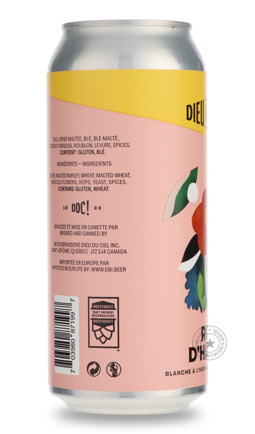 Dieu du Ciel- Rosée d'Hibiscus-Pale- Only @ Beer Republic - The best online beer store for American & Canadian craft beer - Buy beer online from the USA and Canada - Bier online kopen - Amerikaans bier kopen - Craft beer store - Craft beer kopen - Amerikanisch bier kaufen - Bier online kaufen - Acheter biere online - IPA - Stout - Porter - New England IPA - Hazy IPA - Imperial Stout - Barrel Aged - Barrel Aged Imperial Stout - Brown - Dark beer - Blond - Blonde - Pilsner - Lager - Wheat - Weizen - Amber - B