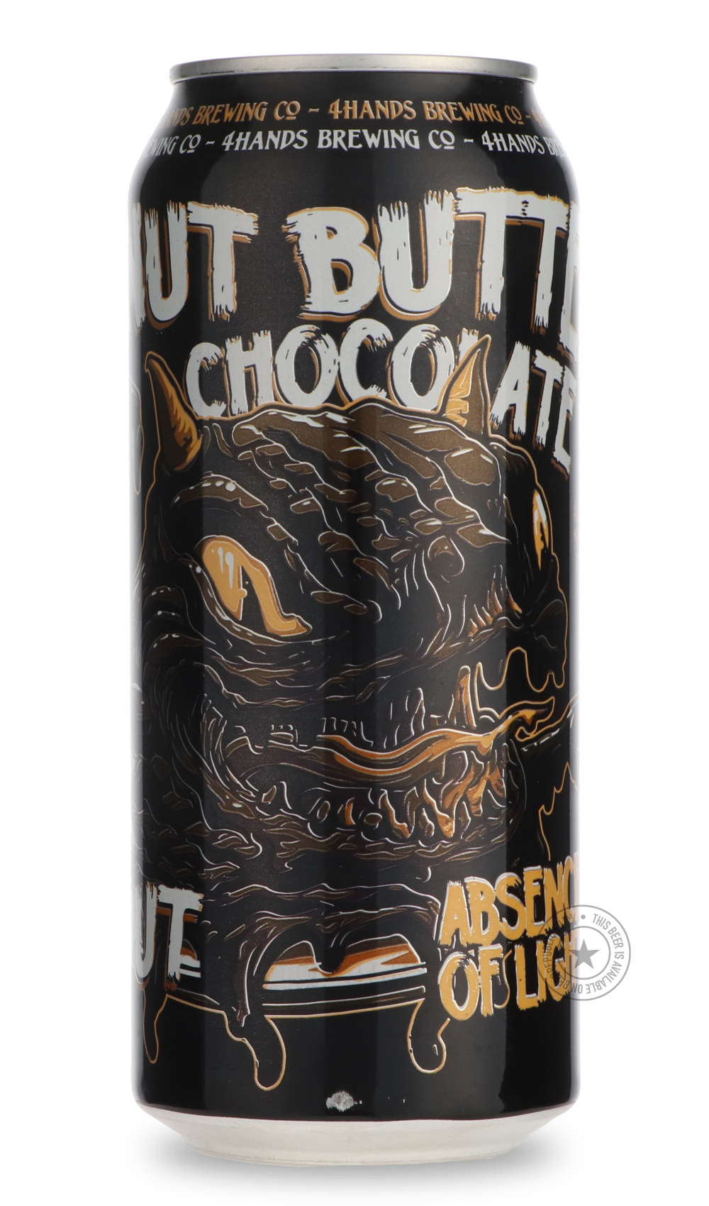 -4 Hands- Absence of Light Peanut Butter Chocolate Milk Stout-Stout & Porter- Only @ Beer Republic - The best online beer store for American & Canadian craft beer - Buy beer online from the USA and Canada - Bier online kopen - Amerikaans bier kopen - Craft beer store - Craft beer kopen - Amerikanisch bier kaufen - Bier online kaufen - Acheter biere online - IPA - Stout - Porter - New England IPA - Hazy IPA - Imperial Stout - Barrel Aged - Barrel Aged Imperial Stout - Brown - Dark beer - Blond - Blonde - Pil