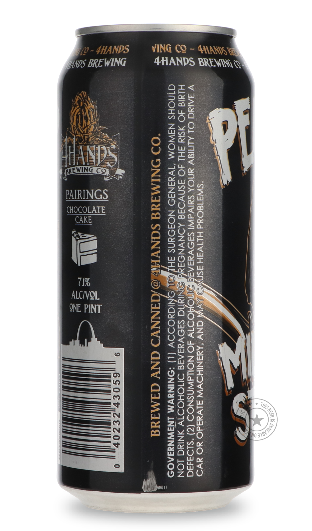 -4 Hands- Absence of Light Peanut Butter Chocolate Milk Stout-Stout & Porter- Only @ Beer Republic - The best online beer store for American & Canadian craft beer - Buy beer online from the USA and Canada - Bier online kopen - Amerikaans bier kopen - Craft beer store - Craft beer kopen - Amerikanisch bier kaufen - Bier online kaufen - Acheter biere online - IPA - Stout - Porter - New England IPA - Hazy IPA - Imperial Stout - Barrel Aged - Barrel Aged Imperial Stout - Brown - Dark beer - Blond - Blonde - Pil