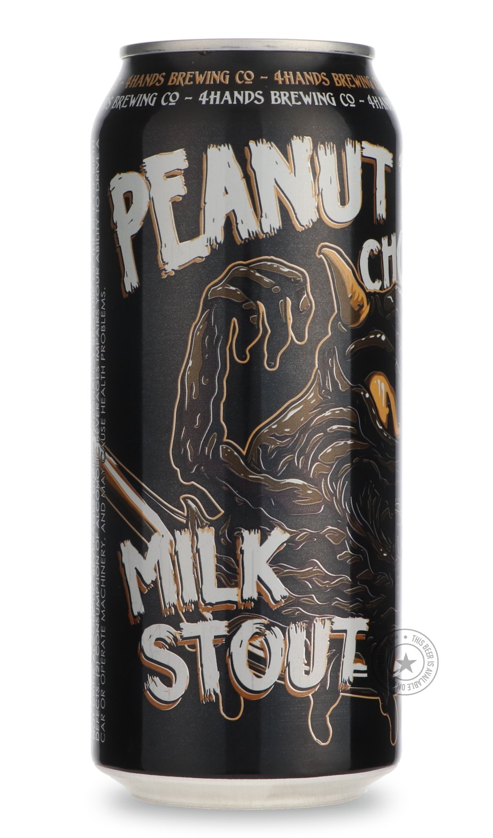 -4 Hands- Absence of Light Peanut Butter Chocolate Milk Stout-Stout & Porter- Only @ Beer Republic - The best online beer store for American & Canadian craft beer - Buy beer online from the USA and Canada - Bier online kopen - Amerikaans bier kopen - Craft beer store - Craft beer kopen - Amerikanisch bier kaufen - Bier online kaufen - Acheter biere online - IPA - Stout - Porter - New England IPA - Hazy IPA - Imperial Stout - Barrel Aged - Barrel Aged Imperial Stout - Brown - Dark beer - Blond - Blonde - Pil