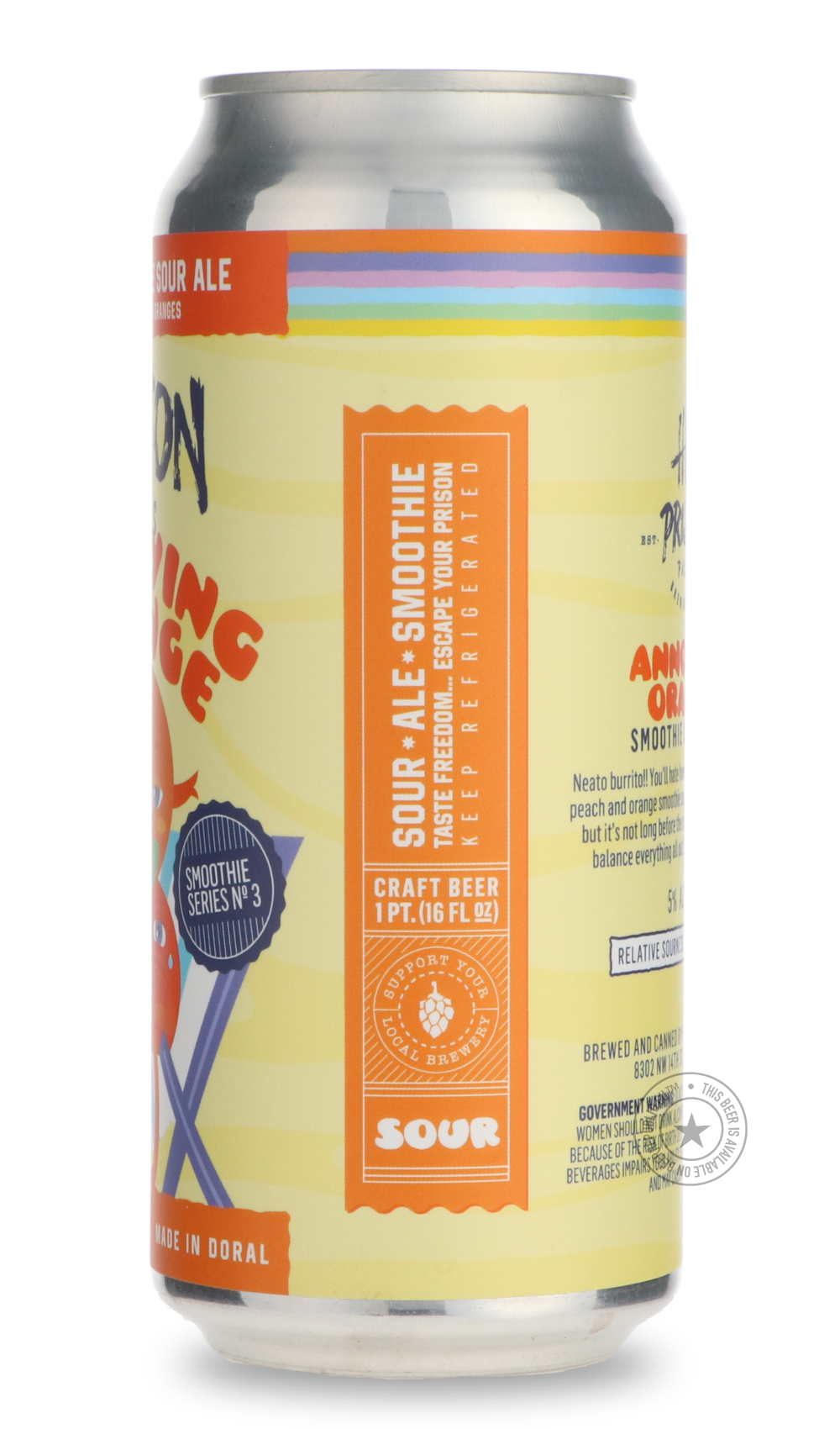 -Prison Pals- Annoying Orange-Sour / Wild & Fruity- Only @ Beer Republic - The best online beer store for American & Canadian craft beer - Buy beer online from the USA and Canada - Bier online kopen - Amerikaans bier kopen - Craft beer store - Craft beer kopen - Amerikanisch bier kaufen - Bier online kaufen - Acheter biere online - IPA - Stout - Porter - New England IPA - Hazy IPA - Imperial Stout - Barrel Aged - Barrel Aged Imperial Stout - Brown - Dark beer - Blond - Blonde - Pilsner - Lager - Wheat - Wei