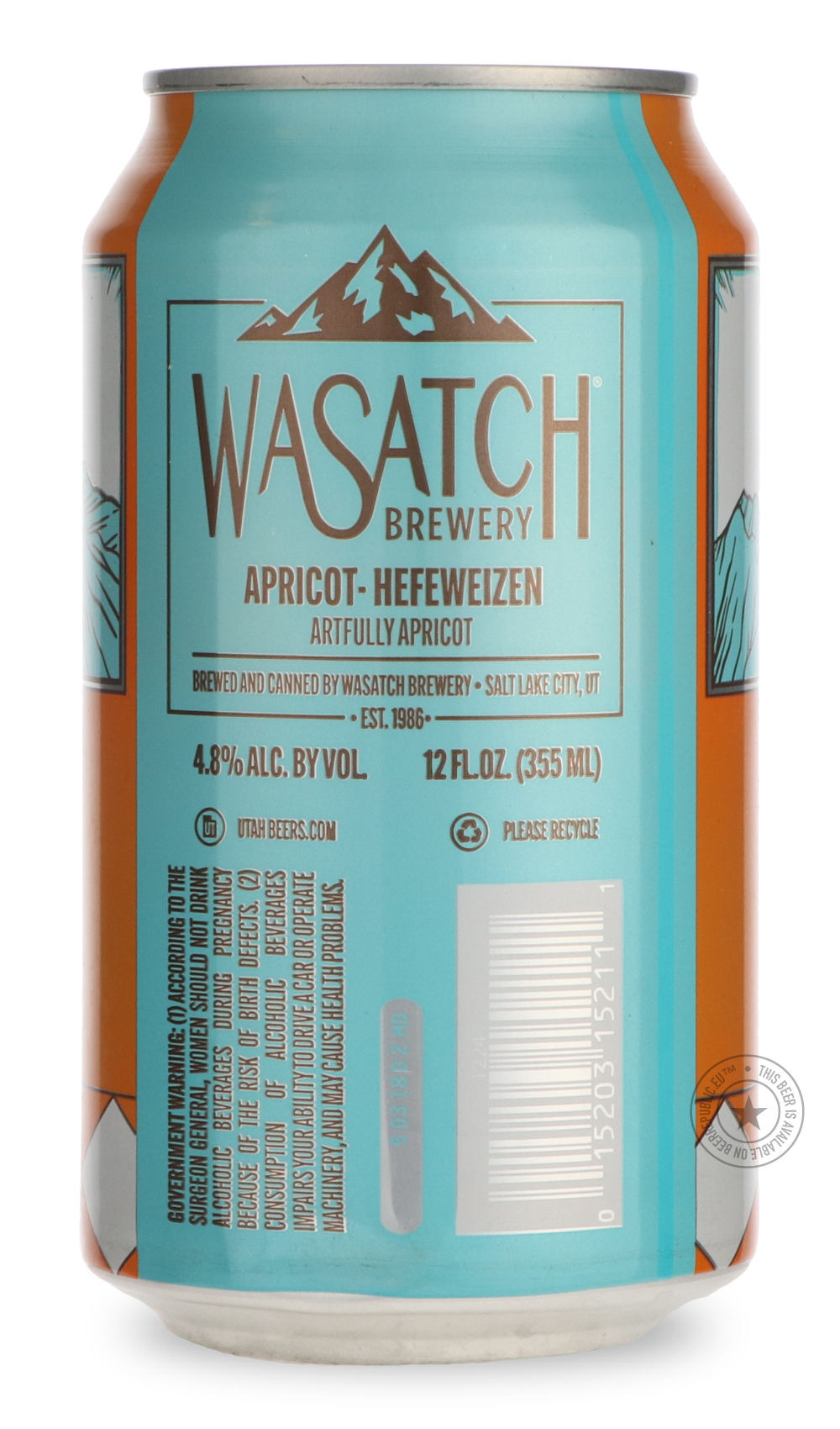 -Wasatch- Apricot Hefeweizen-Pale- Only @ Beer Republic - The best online beer store for American & Canadian craft beer - Buy beer online from the USA and Canada - Bier online kopen - Amerikaans bier kopen - Craft beer store - Craft beer kopen - Amerikanisch bier kaufen - Bier online kaufen - Acheter biere online - IPA - Stout - Porter - New England IPA - Hazy IPA - Imperial Stout - Barrel Aged - Barrel Aged Imperial Stout - Brown - Dark beer - Blond - Blonde - Pilsner - Lager - Wheat - Weizen - Amber - Bar