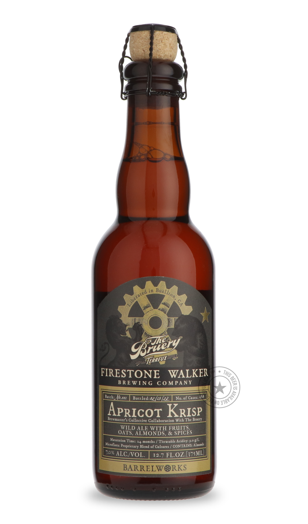-Firestone Walker- Apricot Krisp / The Bruery-Sour / Wild & Fruity- Only @ Beer Republic - The best online beer store for American & Canadian craft beer - Buy beer online from the USA and Canada - Bier online kopen - Amerikaans bier kopen - Craft beer store - Craft beer kopen - Amerikanisch bier kaufen - Bier online kaufen - Acheter biere online - IPA - Stout - Porter - New England IPA - Hazy IPA - Imperial Stout - Barrel Aged - Barrel Aged Imperial Stout - Brown - Dark beer - Blond - Blonde - Pilsner - Lag
