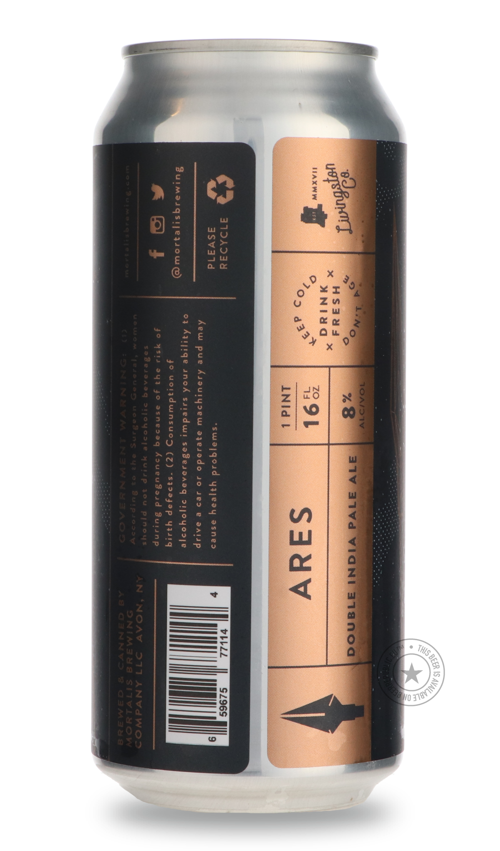 -Mortalis- Ares-IPA- Only @ Beer Republic - The best online beer store for American & Canadian craft beer - Buy beer online from the USA and Canada - Bier online kopen - Amerikaans bier kopen - Craft beer store - Craft beer kopen - Amerikanisch bier kaufen - Bier online kaufen - Acheter biere online - IPA - Stout - Porter - New England IPA - Hazy IPA - Imperial Stout - Barrel Aged - Barrel Aged Imperial Stout - Brown - Dark beer - Blond - Blonde - Pilsner - Lager - Wheat - Weizen - Amber - Barley Wine - Qua