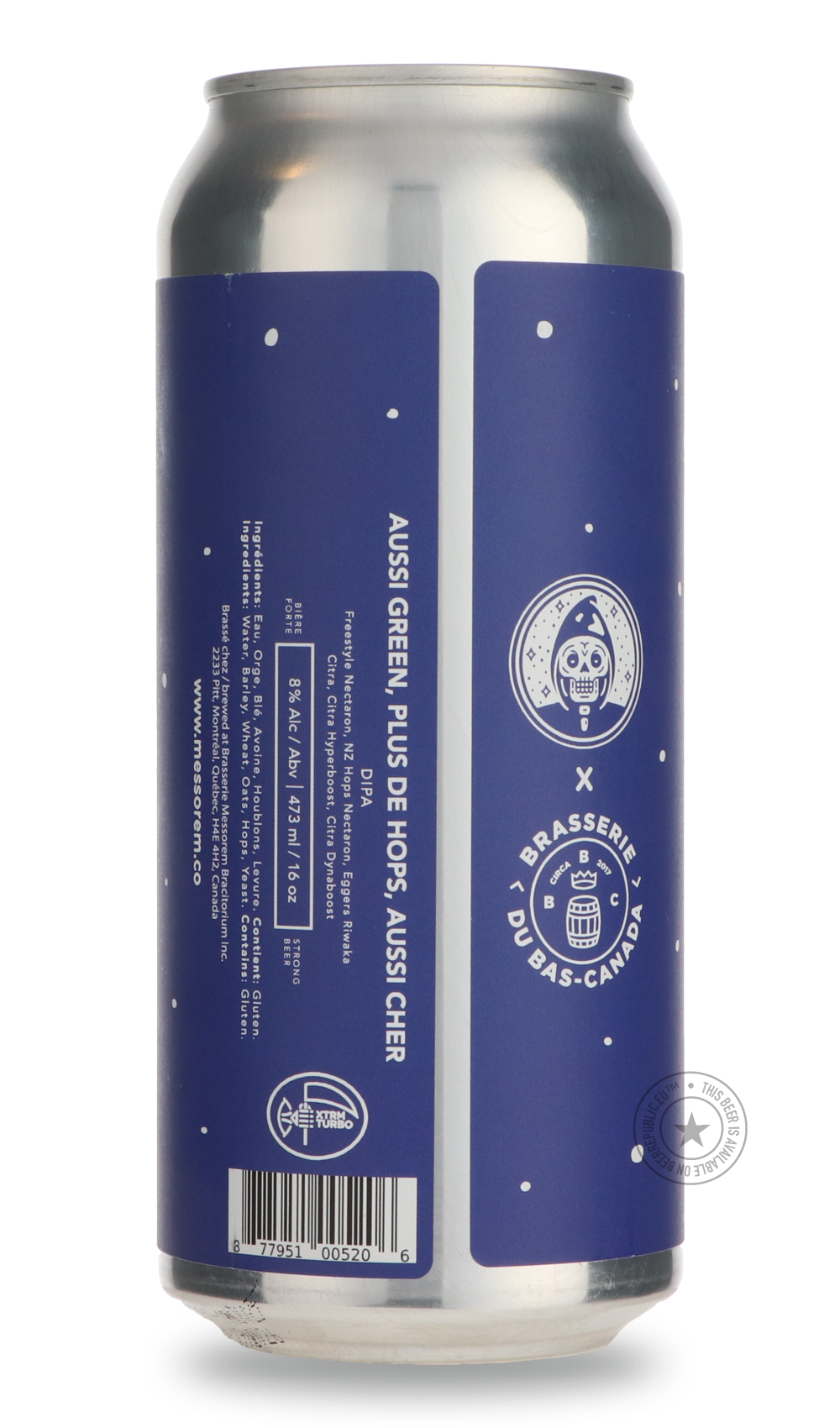 Aussi Green, Plus De Hops, Aussi Cher / Brasserie du Bas